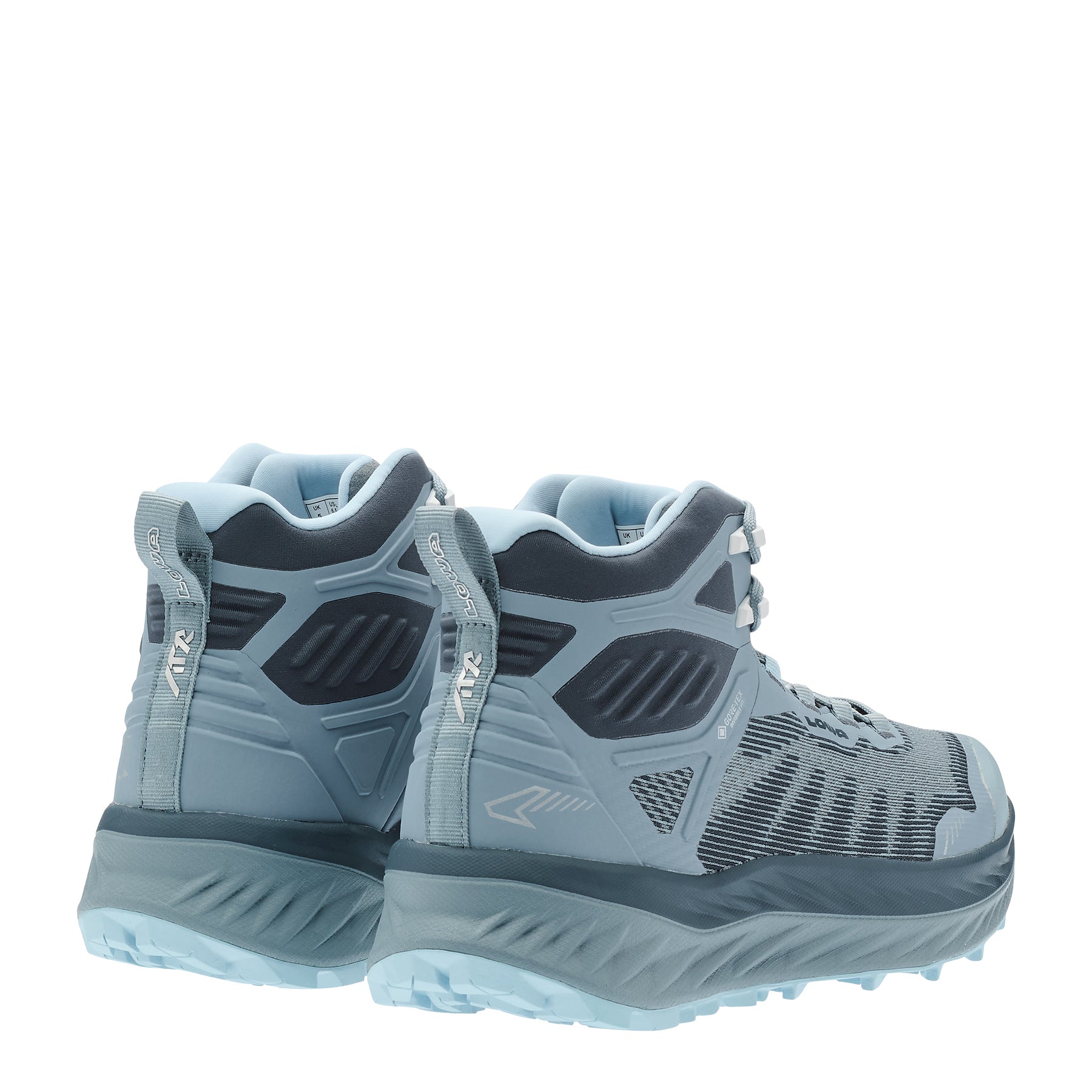 LOWA Fortux GTX QC women's trail running boot Smoke Blue/Slateblue