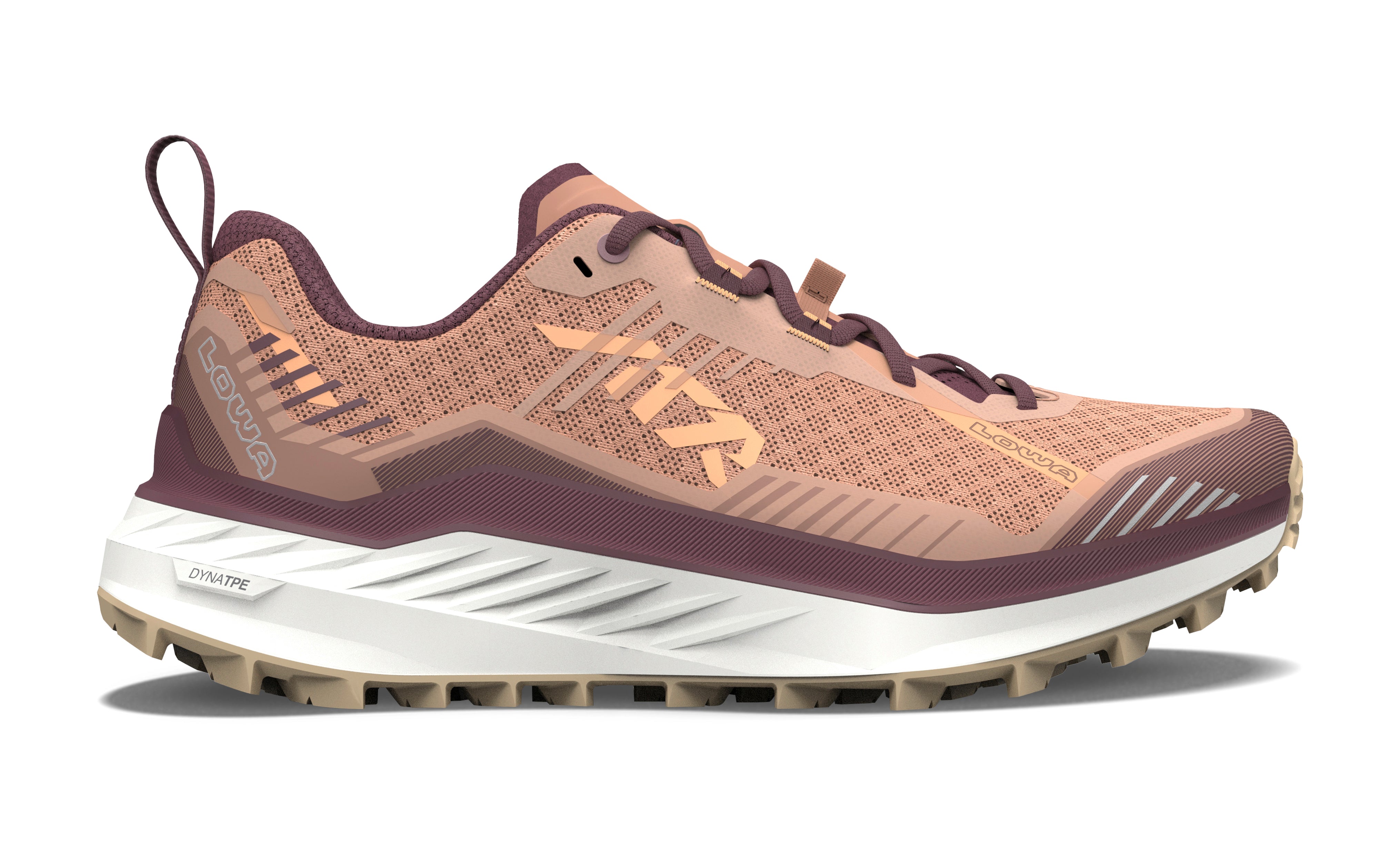 LOWA Skyterra women's trail running shoe Burgundy/Clay