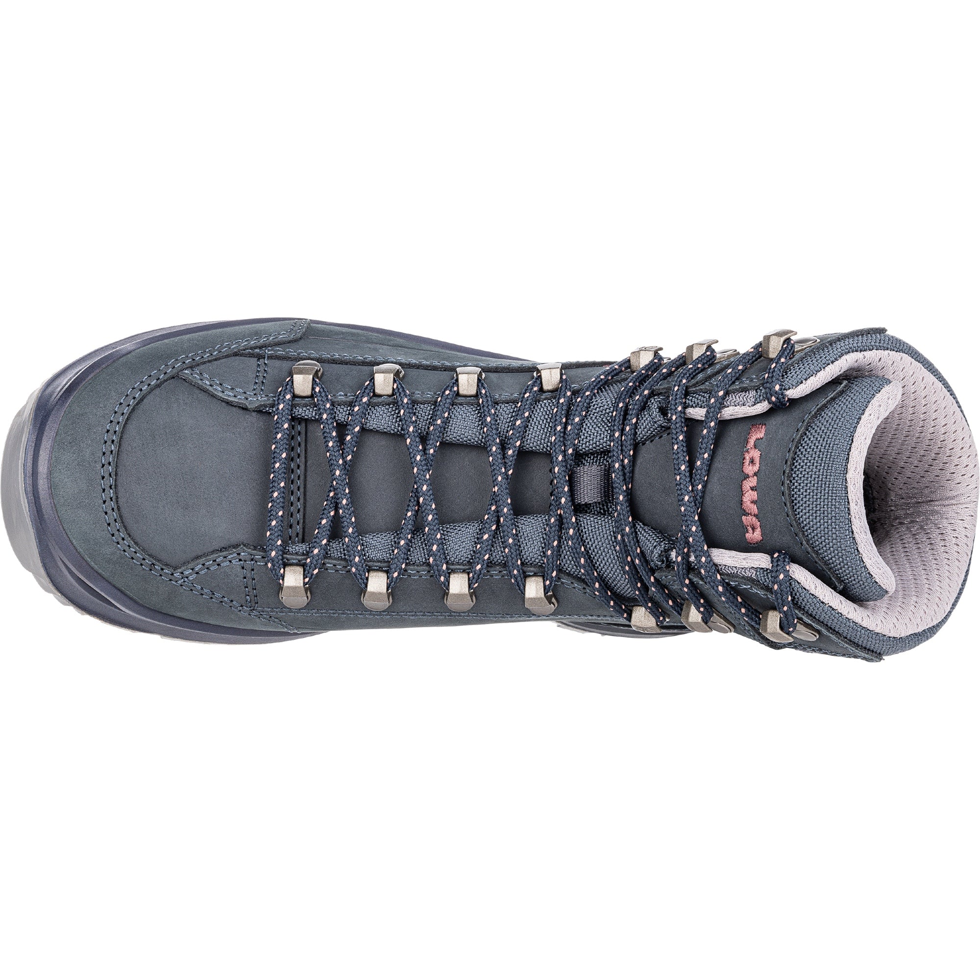 LOWA Renegade Evo GTX Mid Ws women's walking boot Steelblue/Old Rose