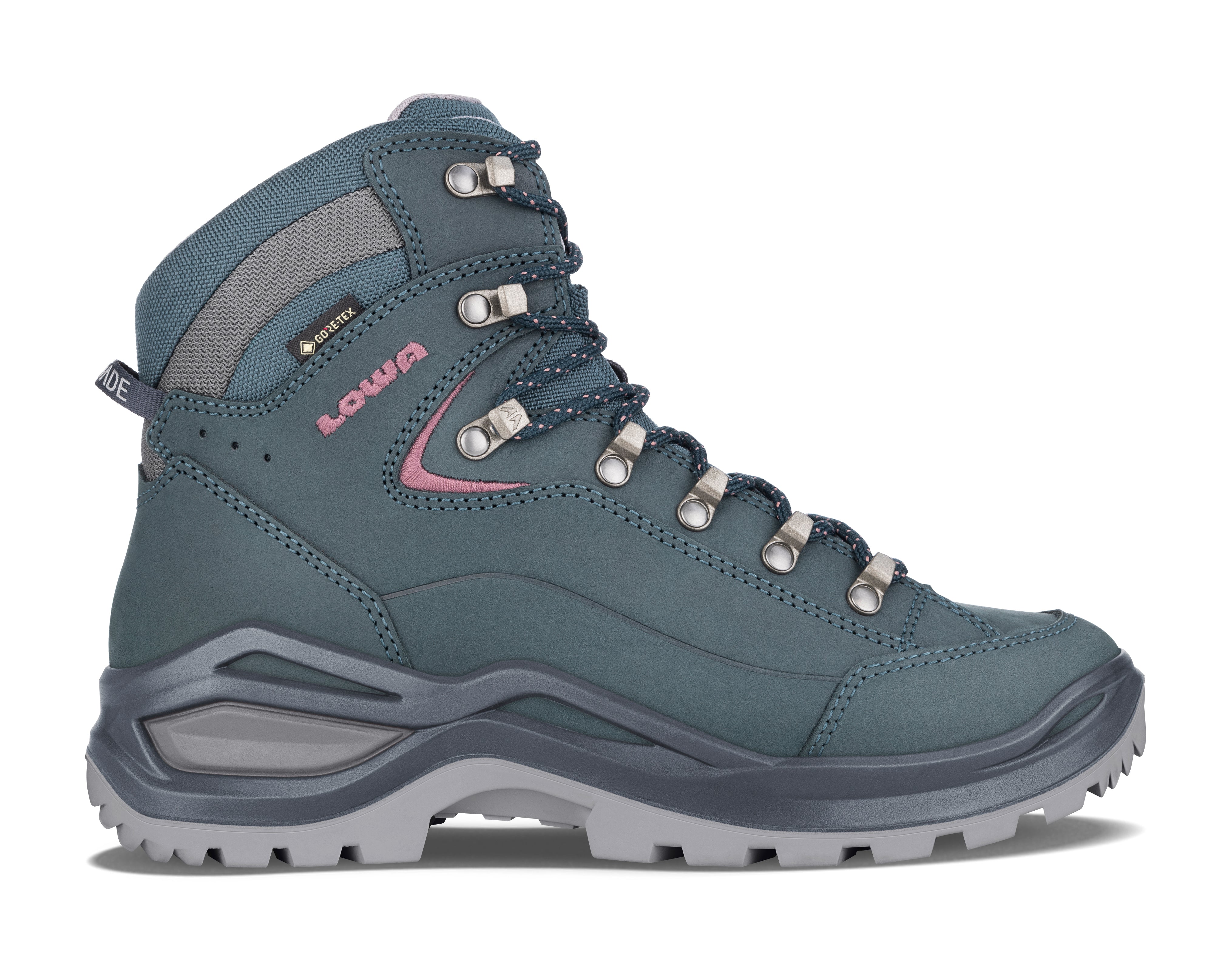 LOWA Renegade Evo GTX Mid Ws Steelblue/Old Rose