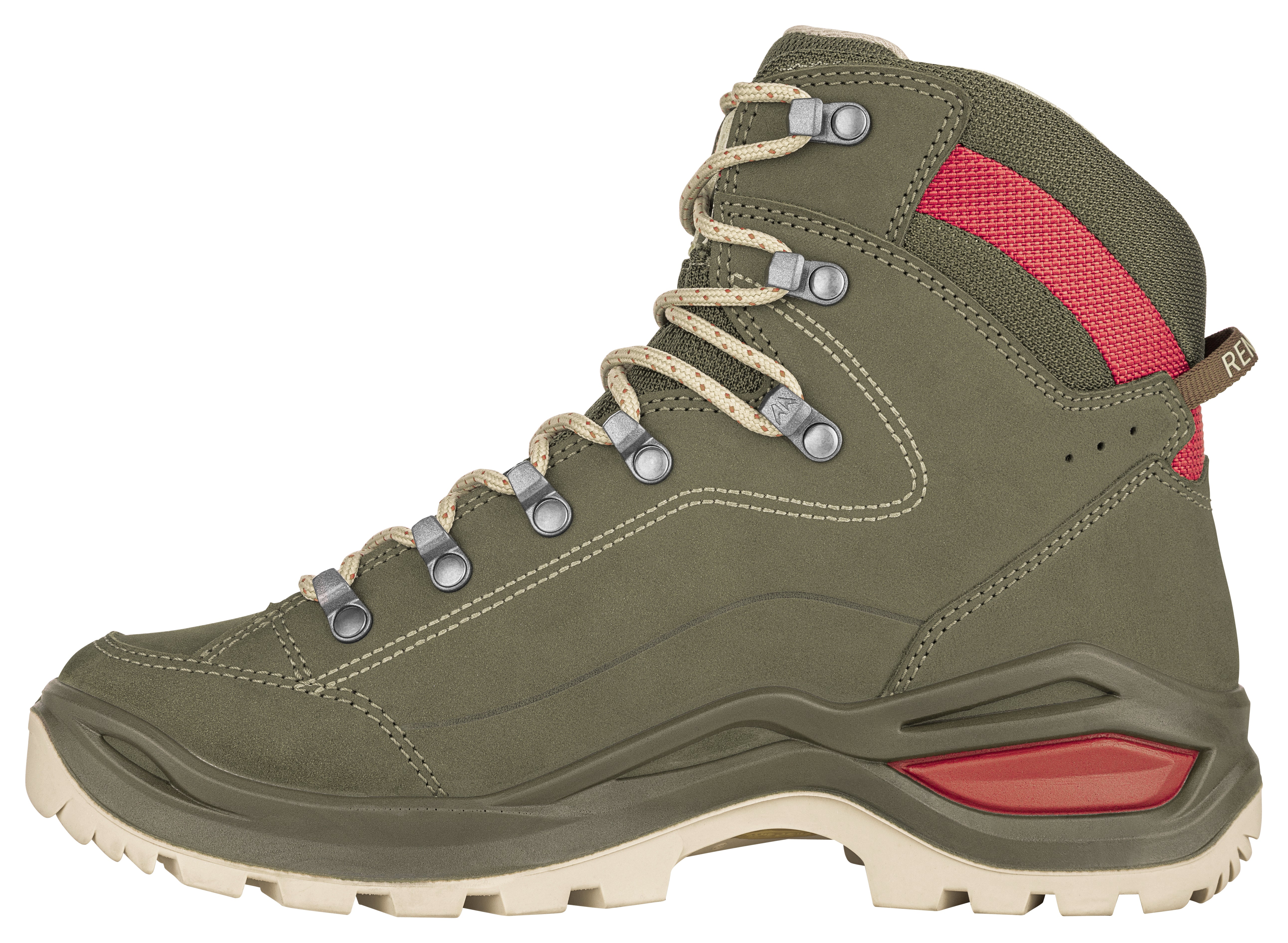 LOWA Renegade Evo GTX Mid Ws women's walking boots Grey Green/Panna