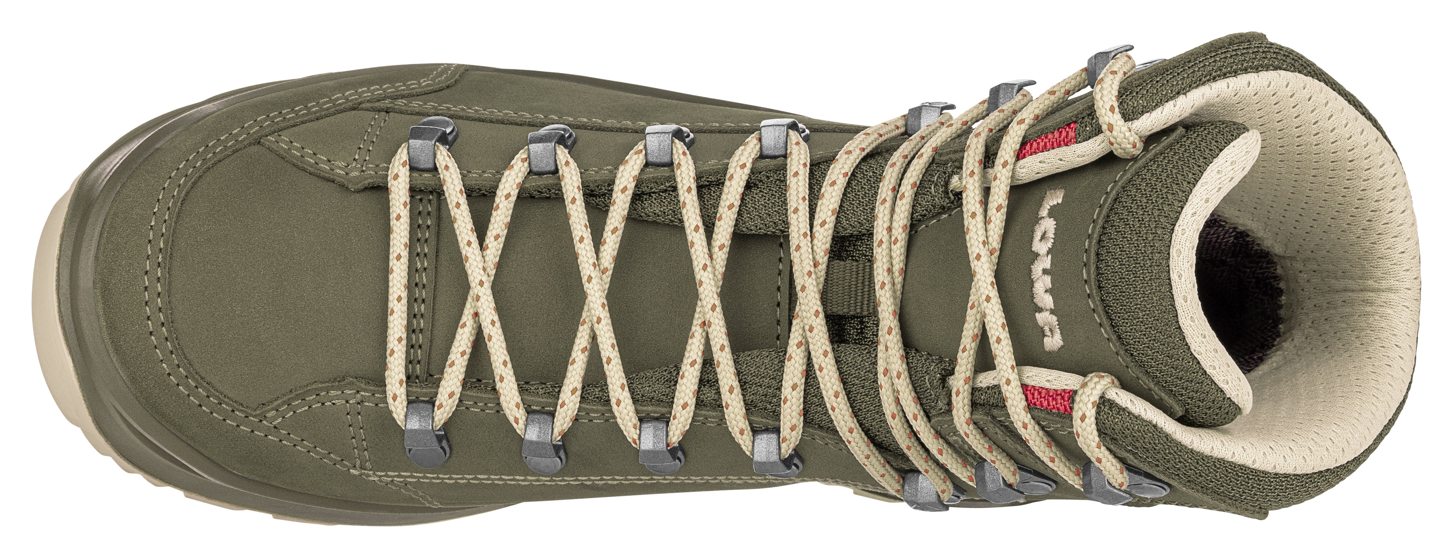 LOWA Renegade Evo GTX Mid Ws women's walking boots Grey Green/Panna