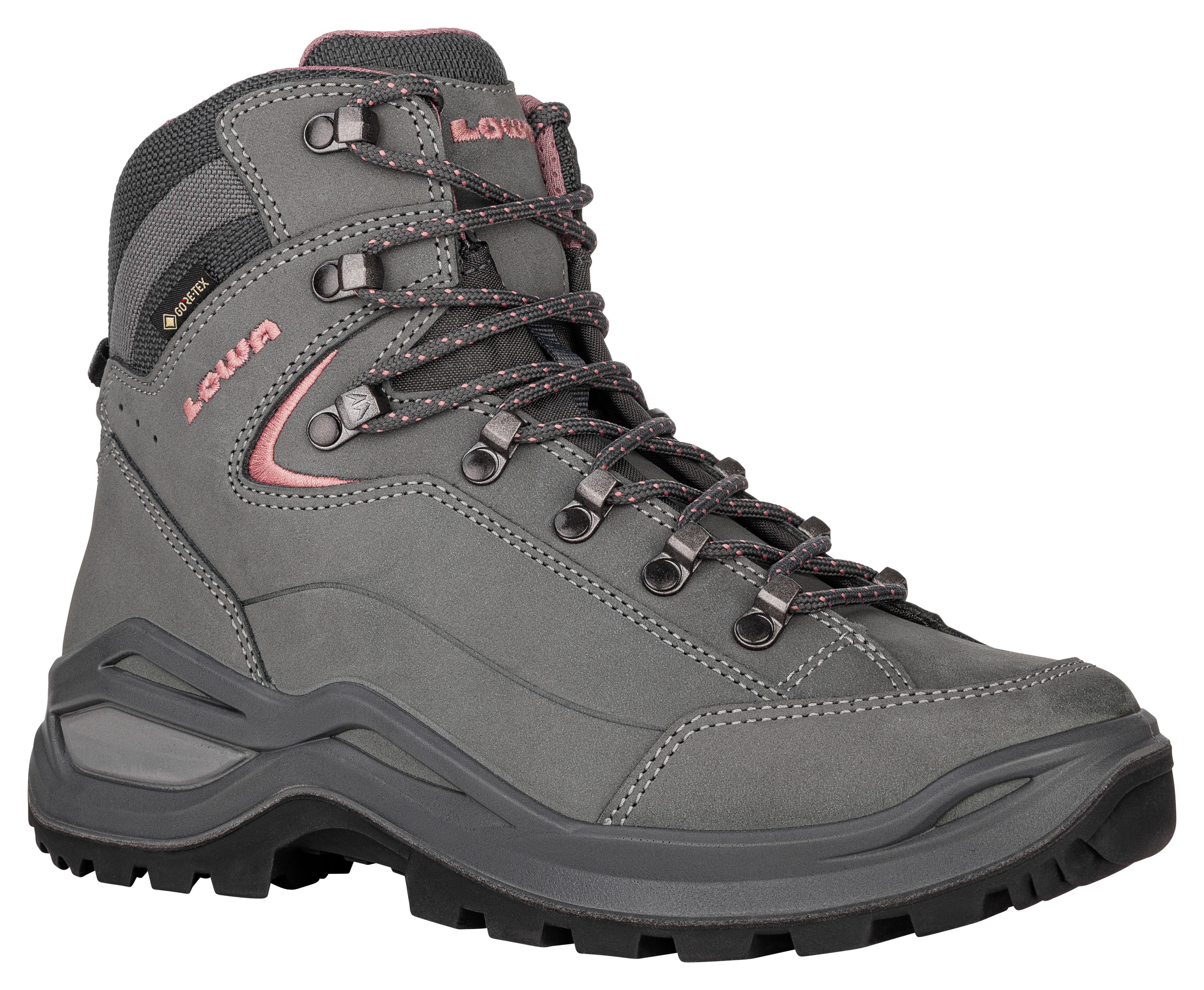 LOWA Renegade Evo GTX Mid Ws women's walking boots Graphite/Rose
