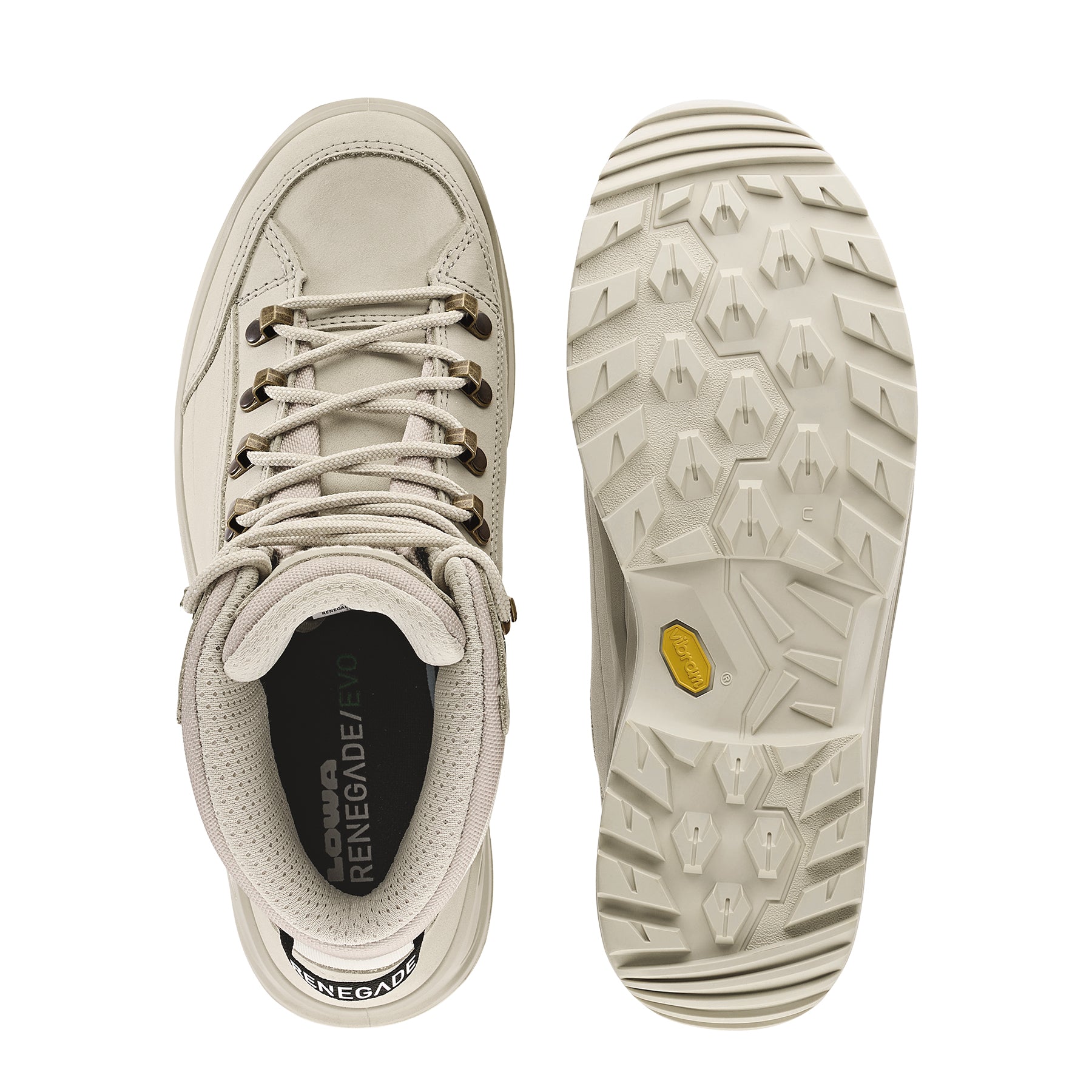 LOWA Renegade Evo GTX Mid Ws women's walking boots Champagne/Panna