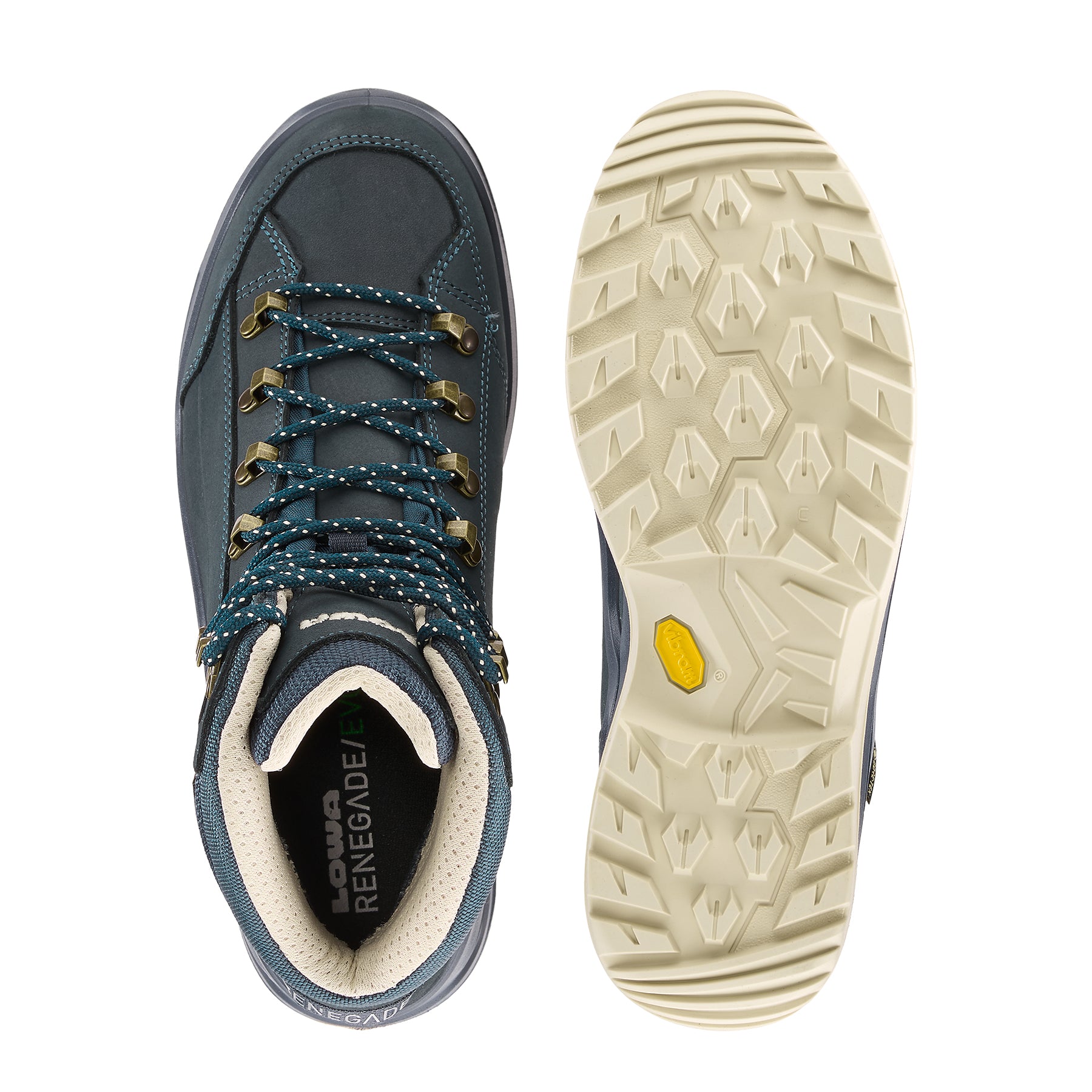 LOWA Renegade Evo GTX Mid Ws women's walking boots Slateblue/Dune