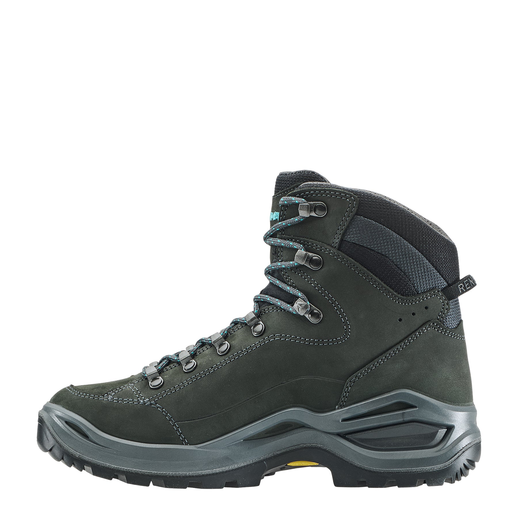 LOWA Renegade Evo GTX Mid Ws women's walking boots Asphalt/Turquoise