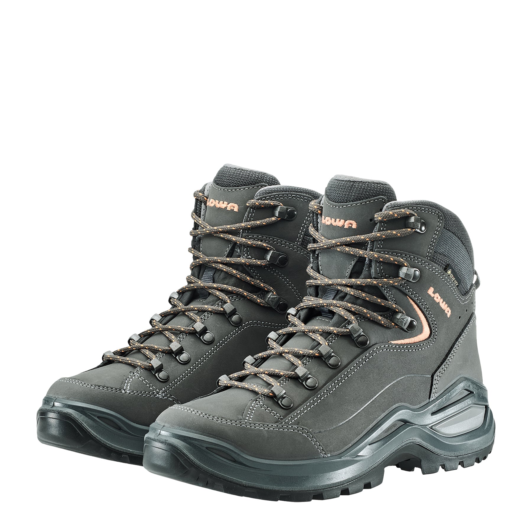 LOWA Renegade Evo GTX Mid Ws women's walking boots Graphite/Apricot