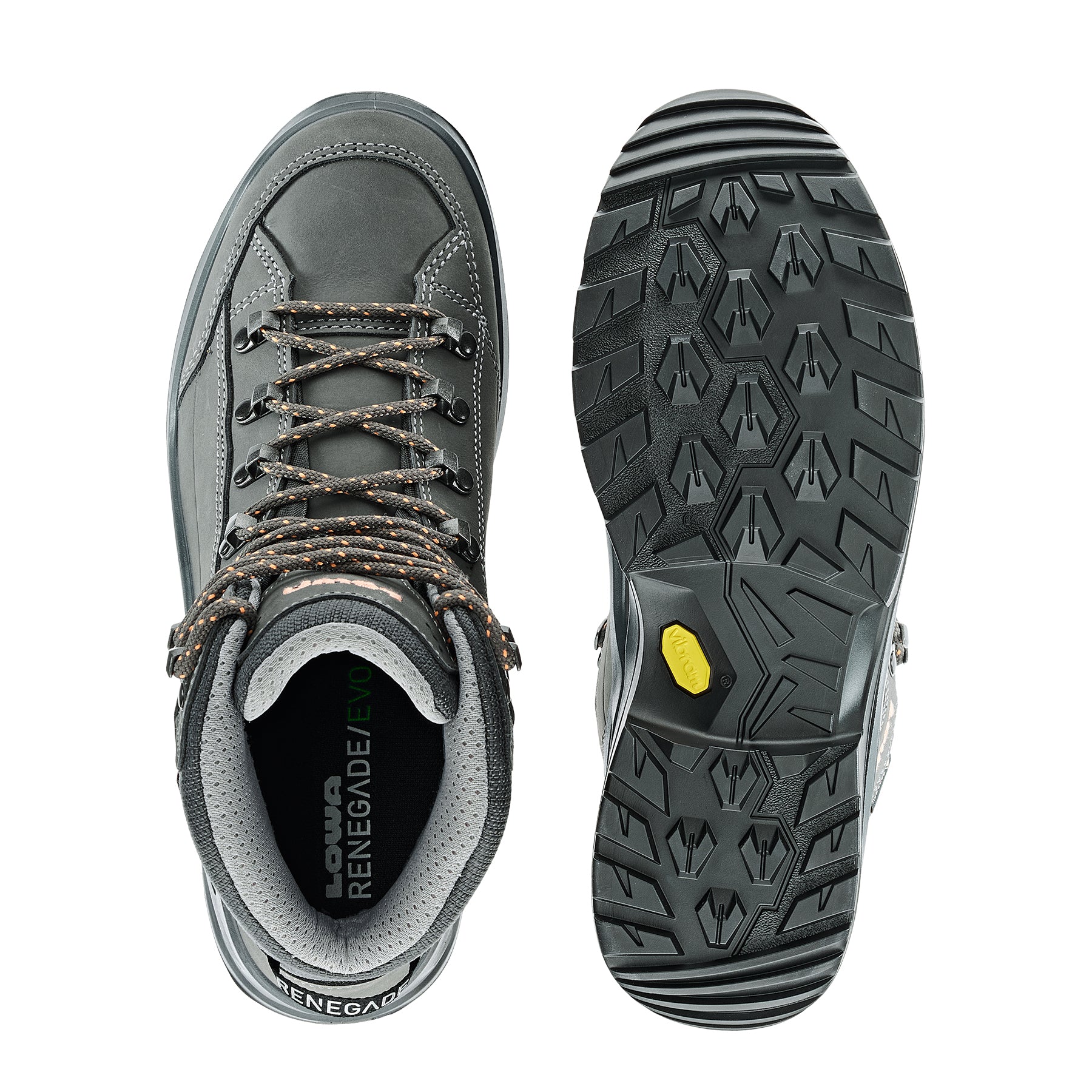 LOWA Renegade Evo GTX Mid Ws women's walking boots Graphite/Apricot