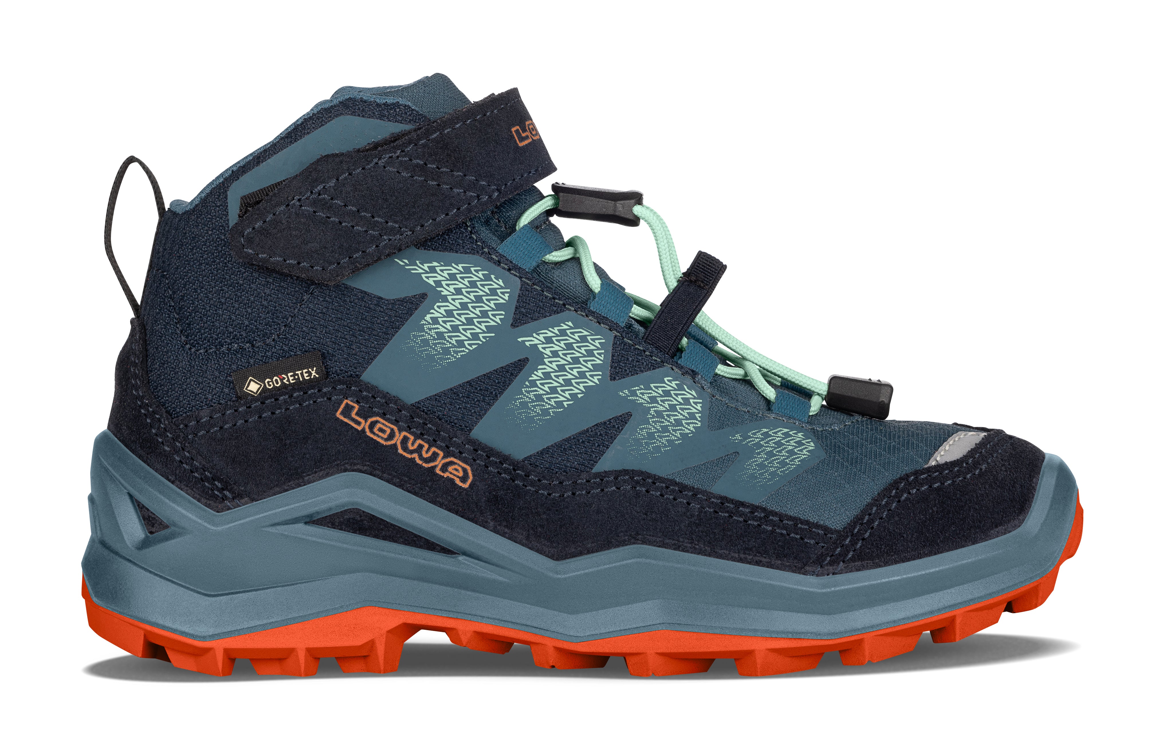 LOWA Maddox Pro GTX Mid VC Jr Navy/Smoke Blue