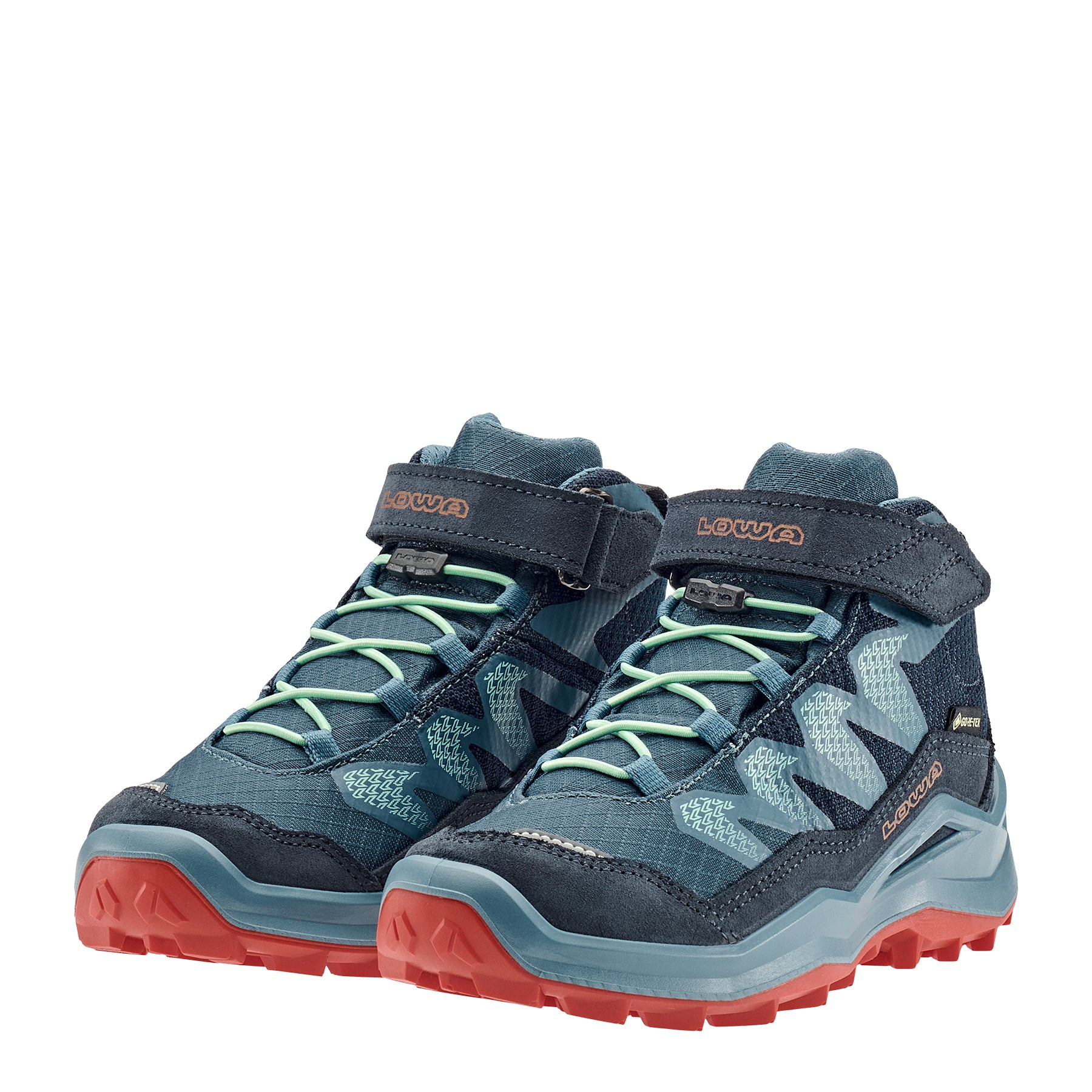 LOWA Maddox Pro GTX Mid VC Jr children's walking boot Navy/Smoke Blue