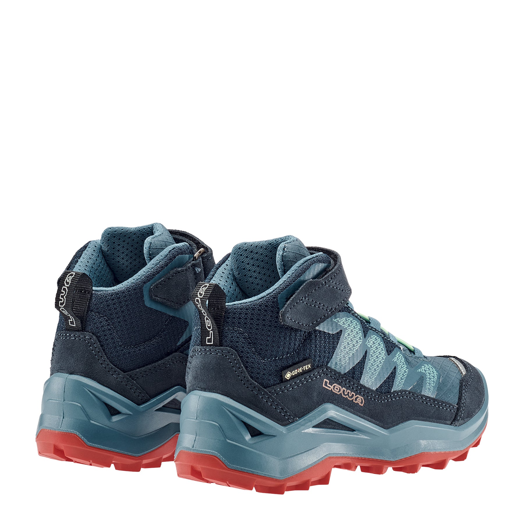 LOWA Maddox Pro GTX Mid VC Jr children's walking boot Navy/Smoke Blue