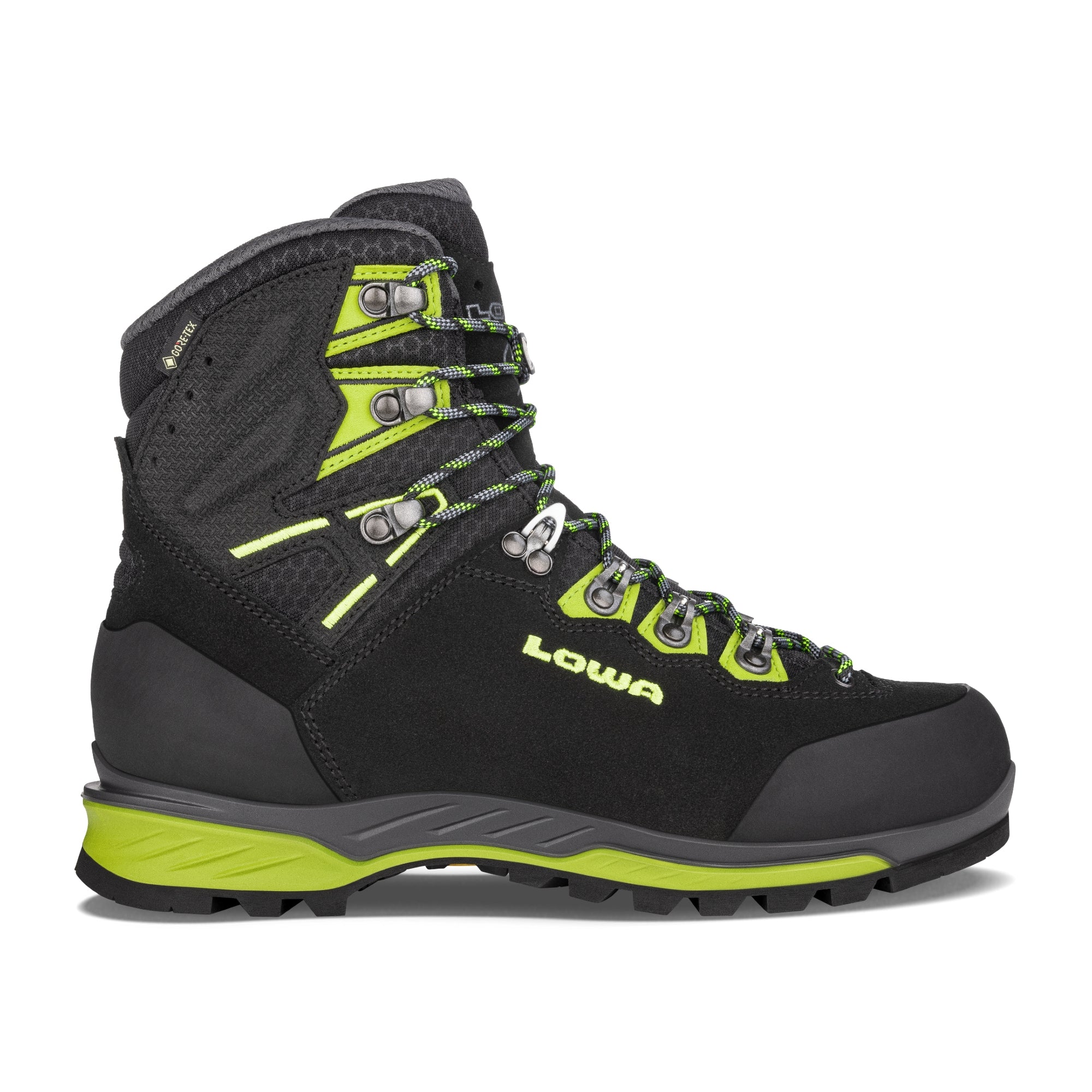 LOWA Ticam Evo GTX men's walking boot Black/Lime