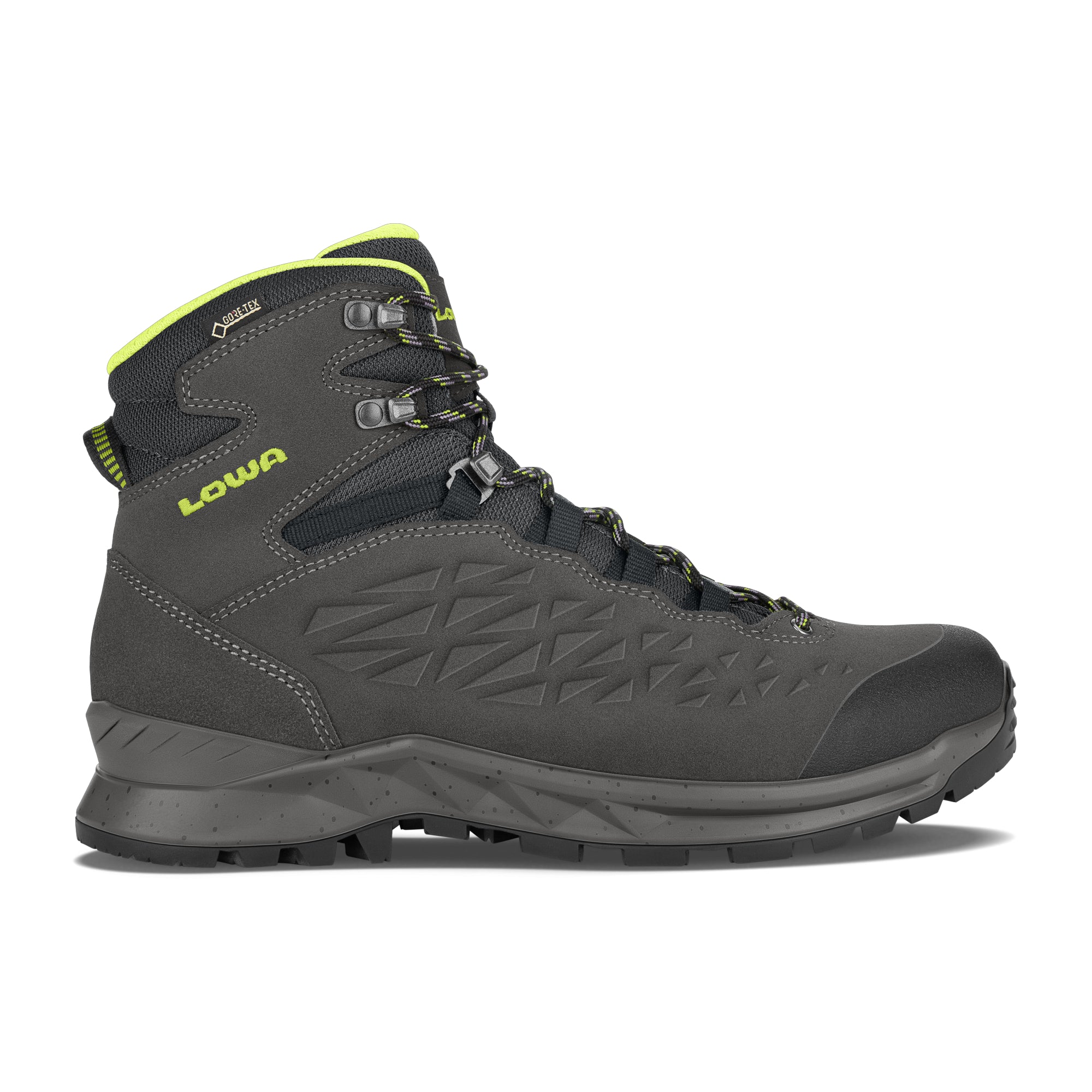 LOWA® Explorer GTX Mid Men's Walking Boot Anthracite/Lime