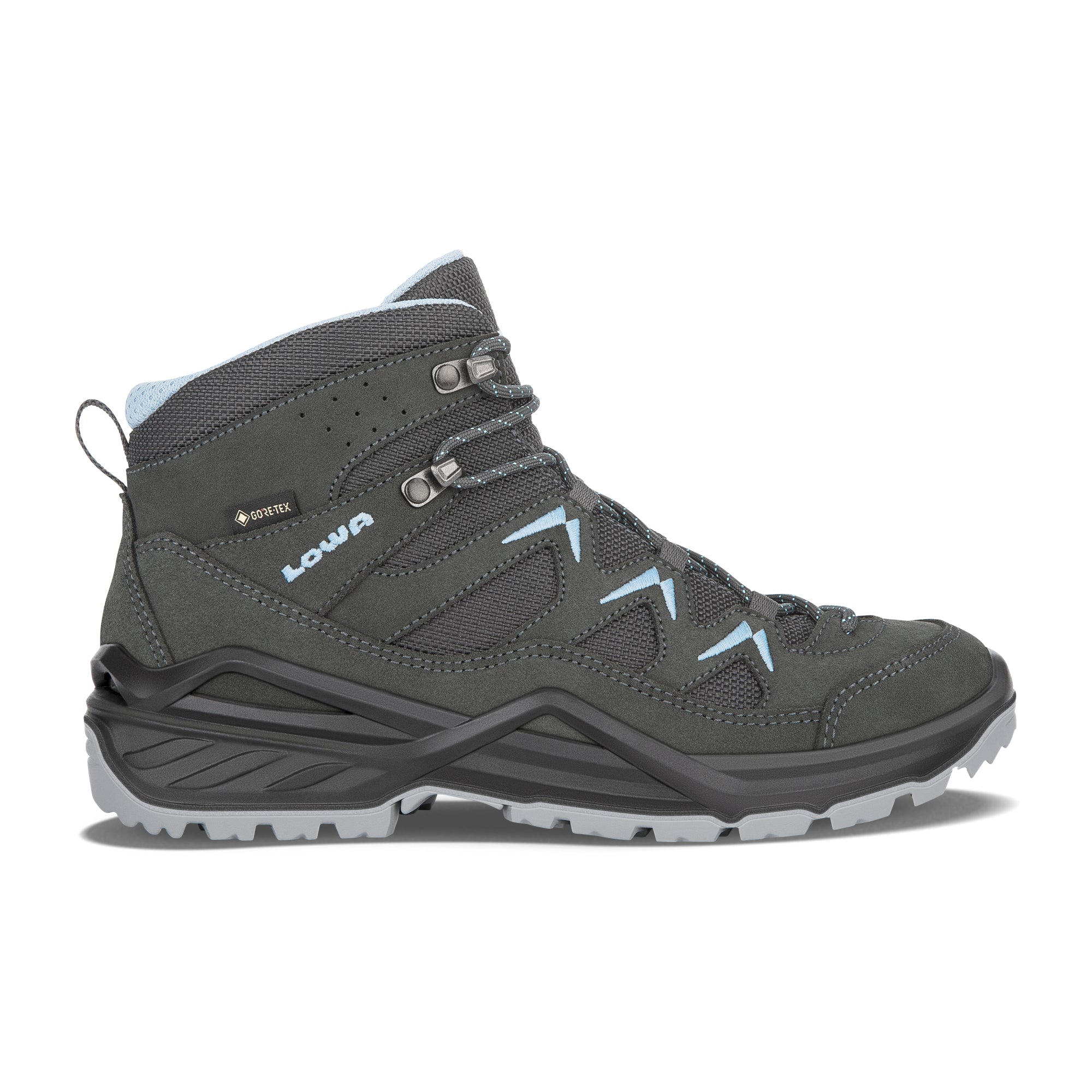 LOWA Sirkos Evo GTX Mid Women's Walking Boot Anthracite/Iceblue