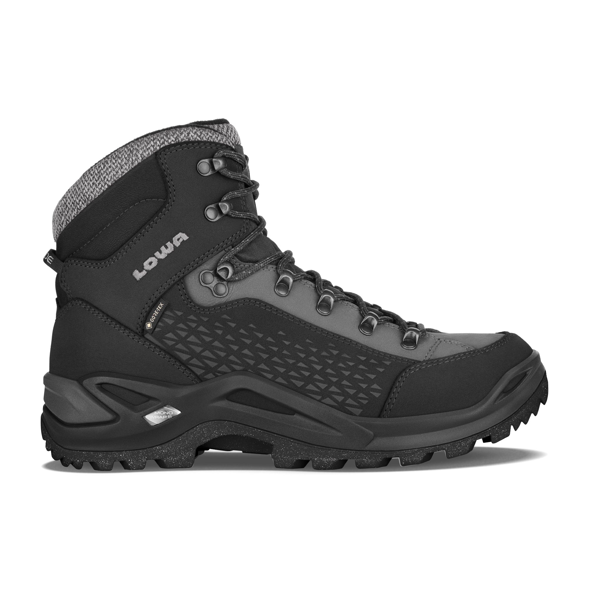LOWA Renegade Warm GTX Mid men's winter boot Black/Grey