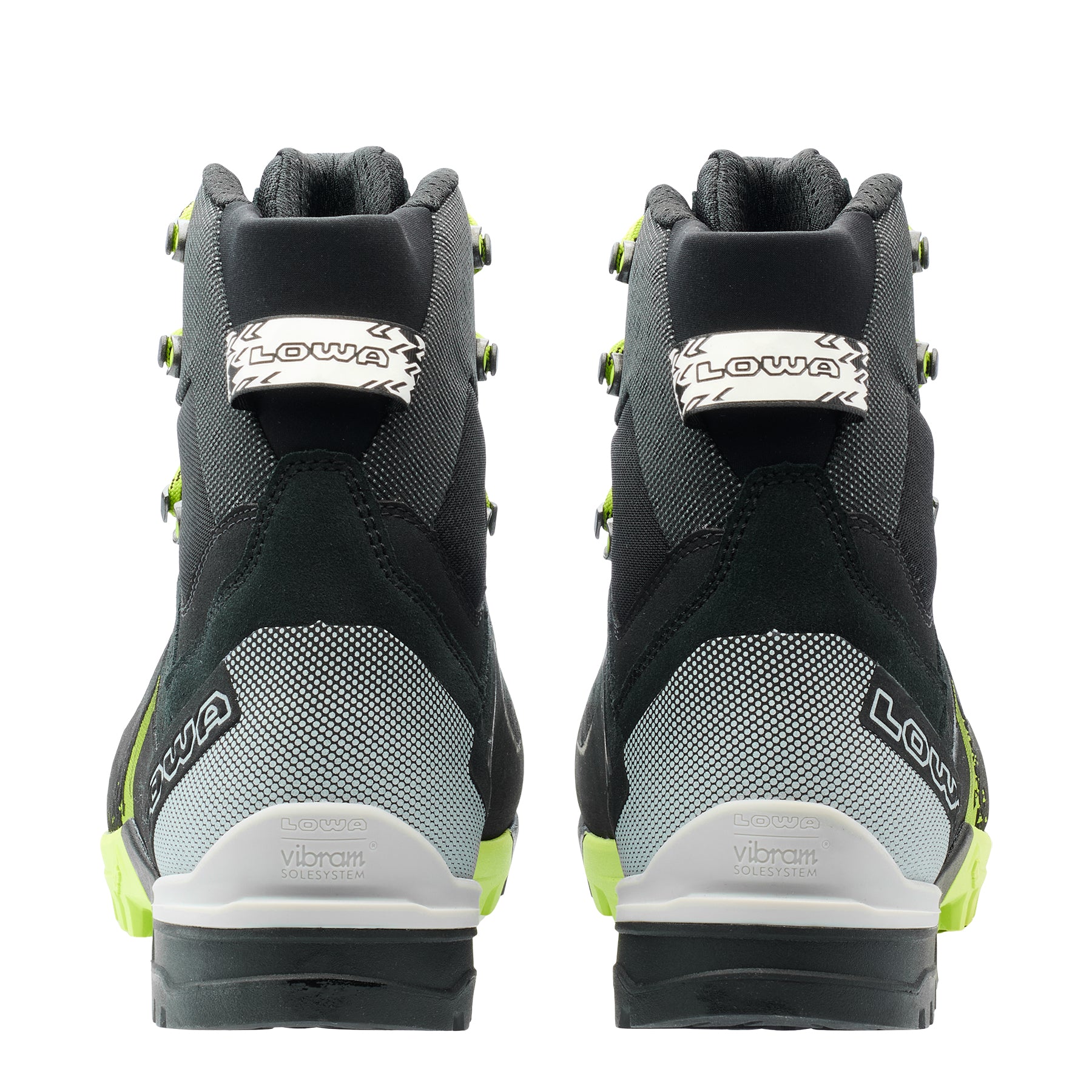 LOWA Cervino GTX Mid Men's Mountaineering Boot Black/Lime
