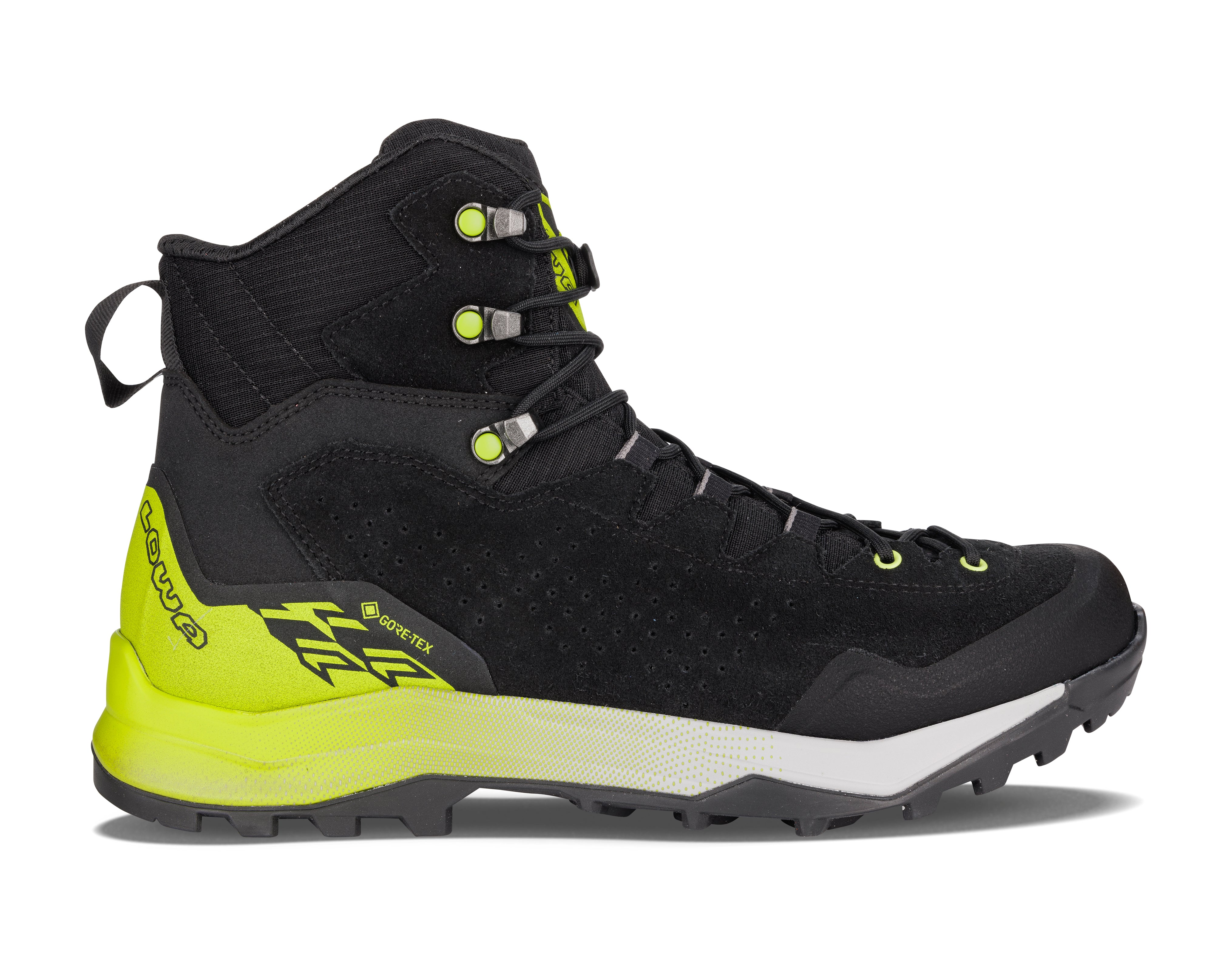 LOWA Explorer GTX Mid Men's walking boot Black/Lime