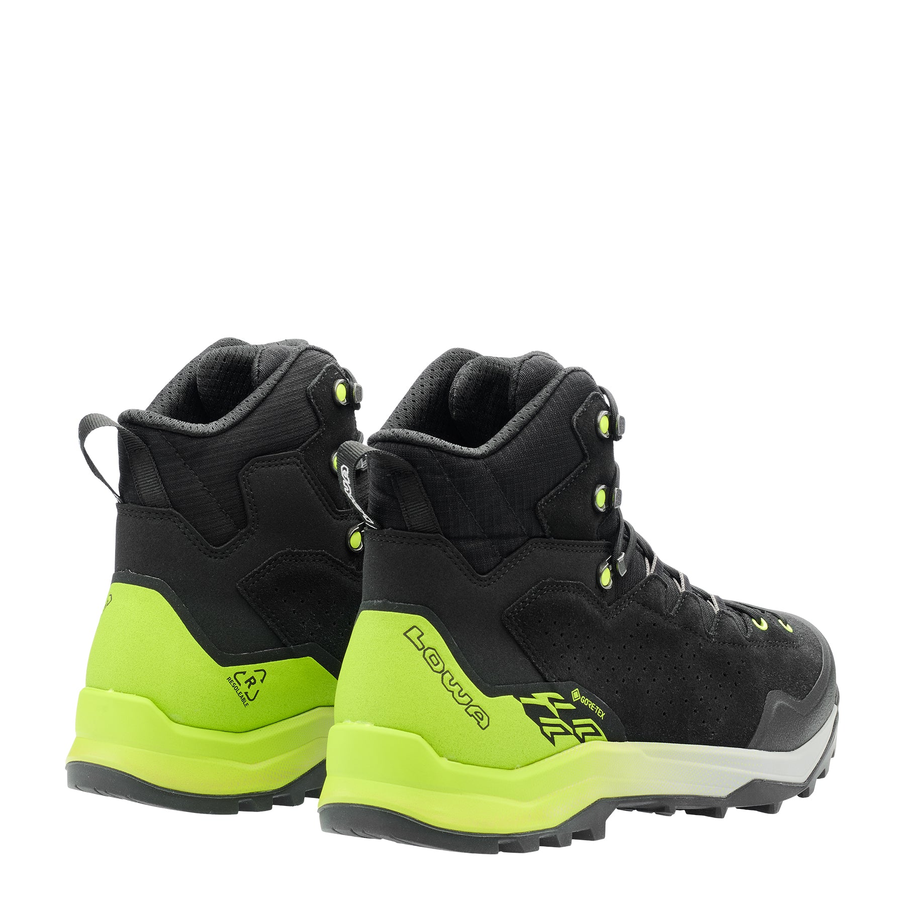 LOWA Explorer GTX Mid Men's walking boot Black/Lime
