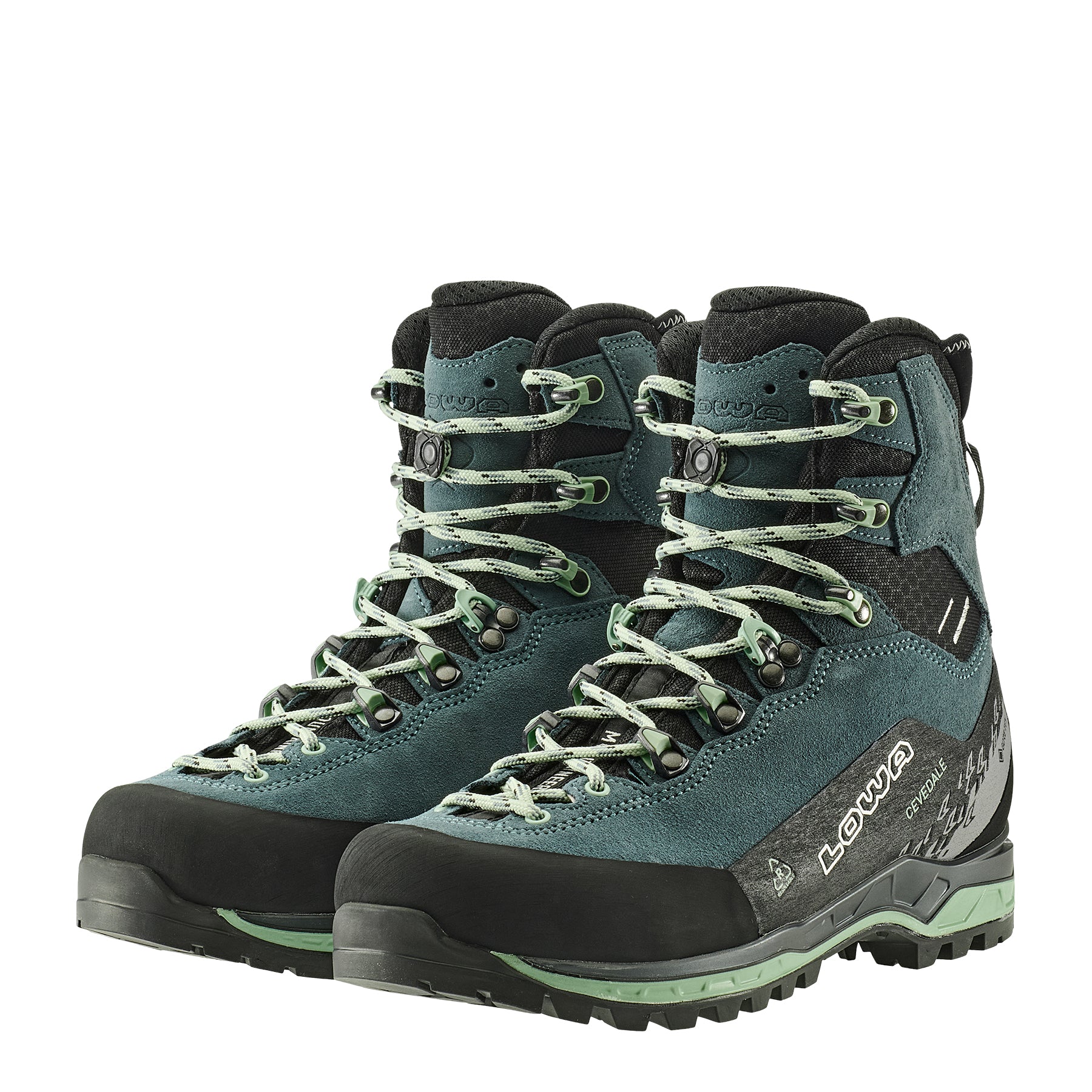 LOWA Cevedale Pro GTX Mid men's mountaineering boot Dark Petrol