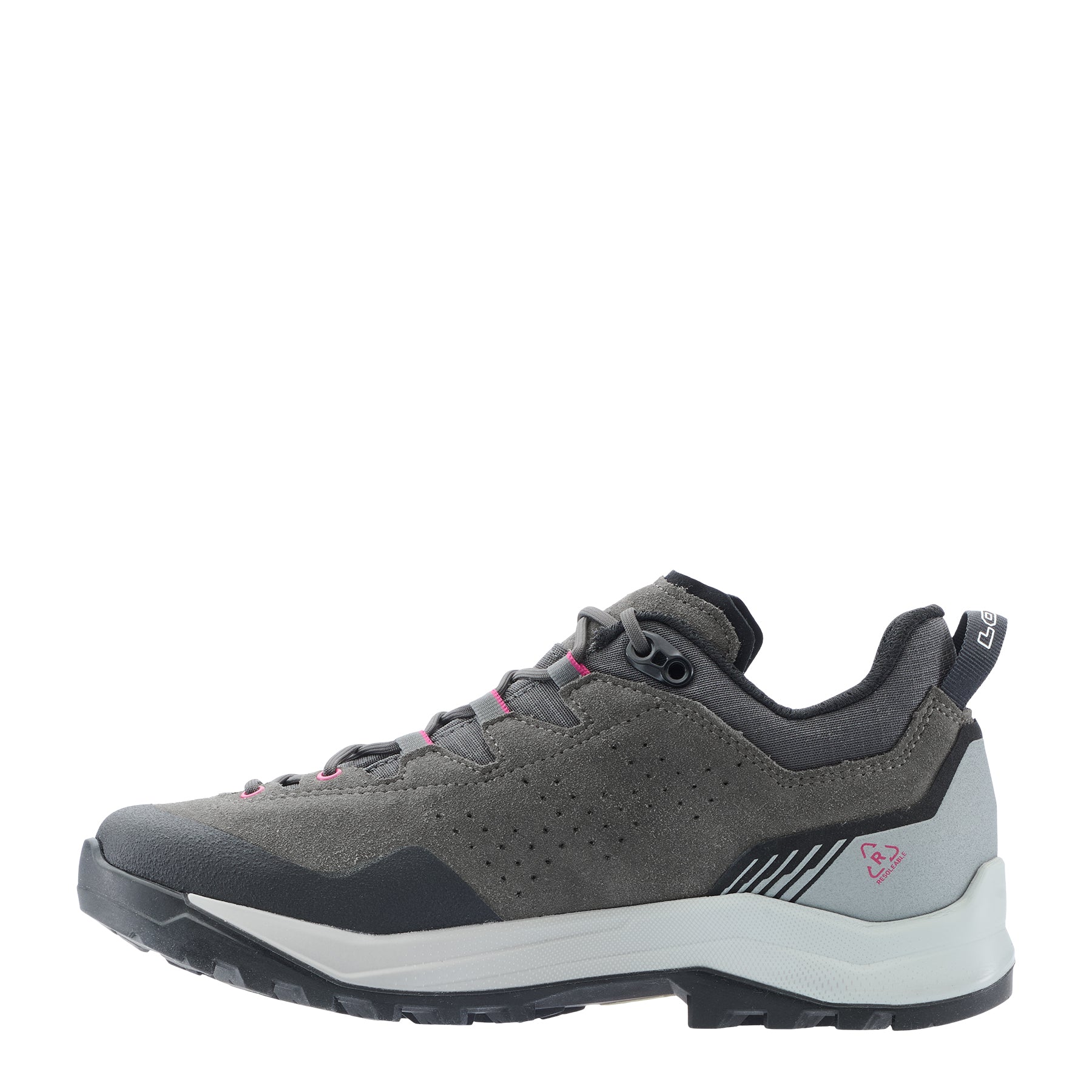 LOWA Explorer GTX Lo Ws women's trekking shoe Grey/Pink