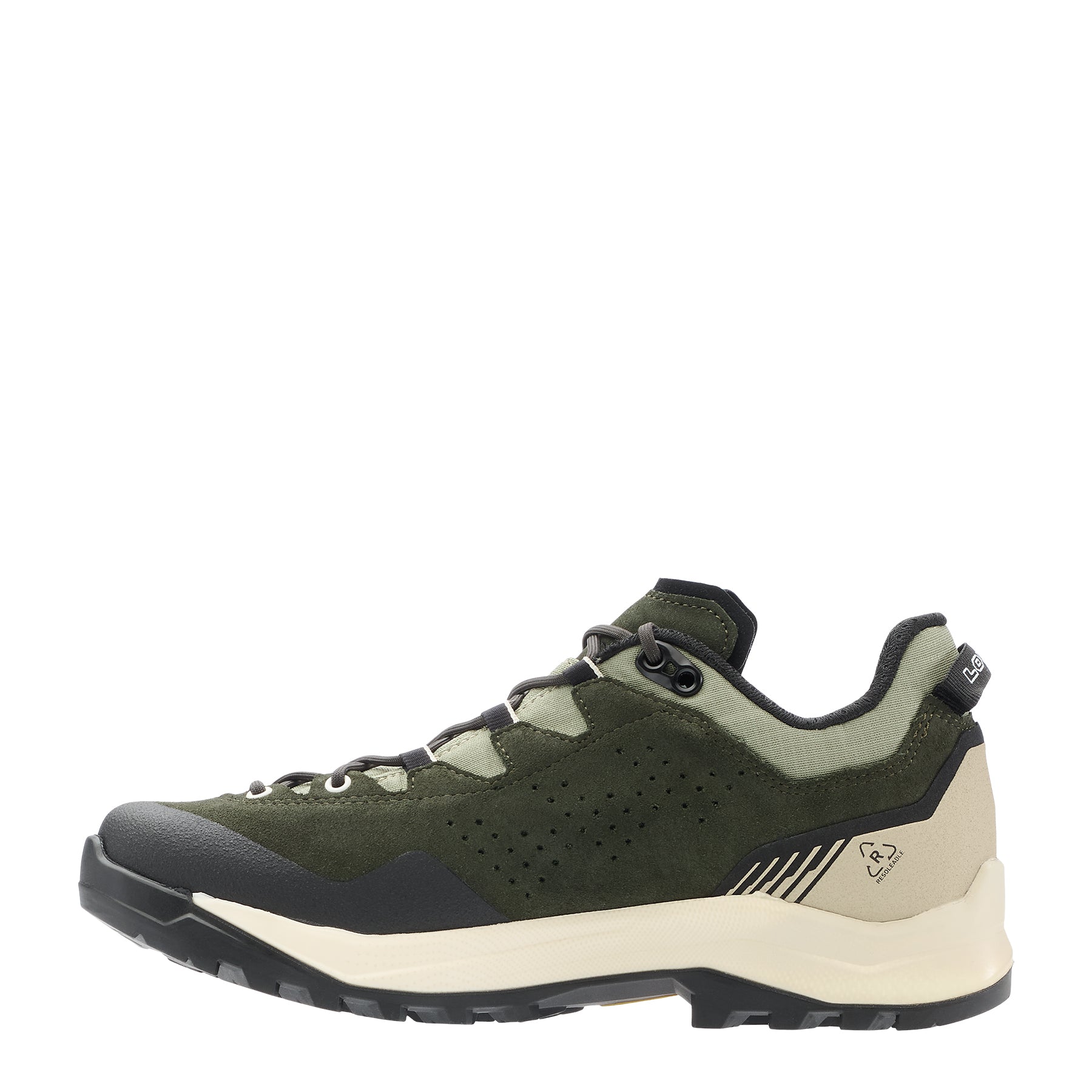 LOWA Explorer GTX Lo Ws women's trekking shoe Dark Green/Panna