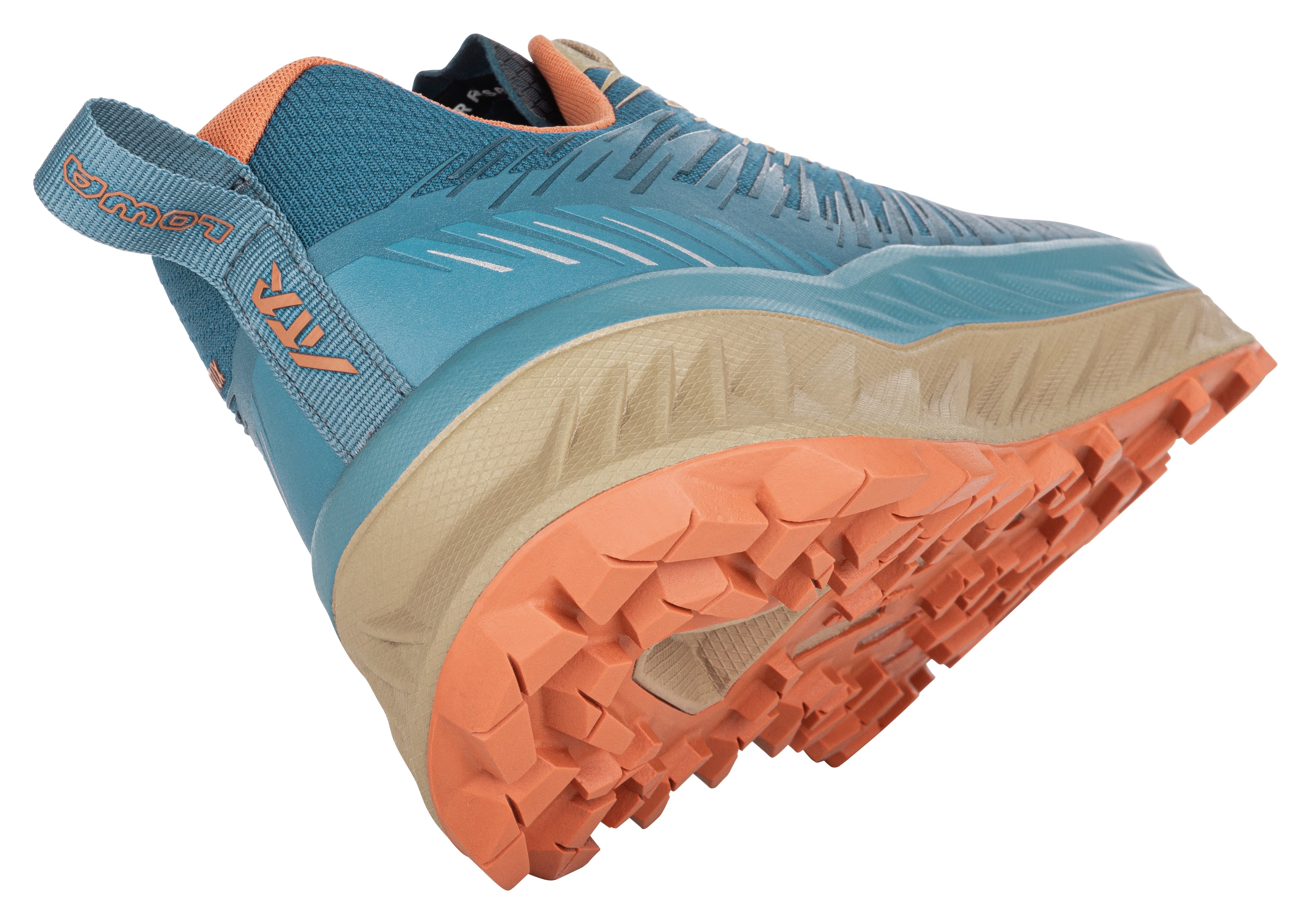 LOWA Fortux trail running shoe Steelblue/Dune
