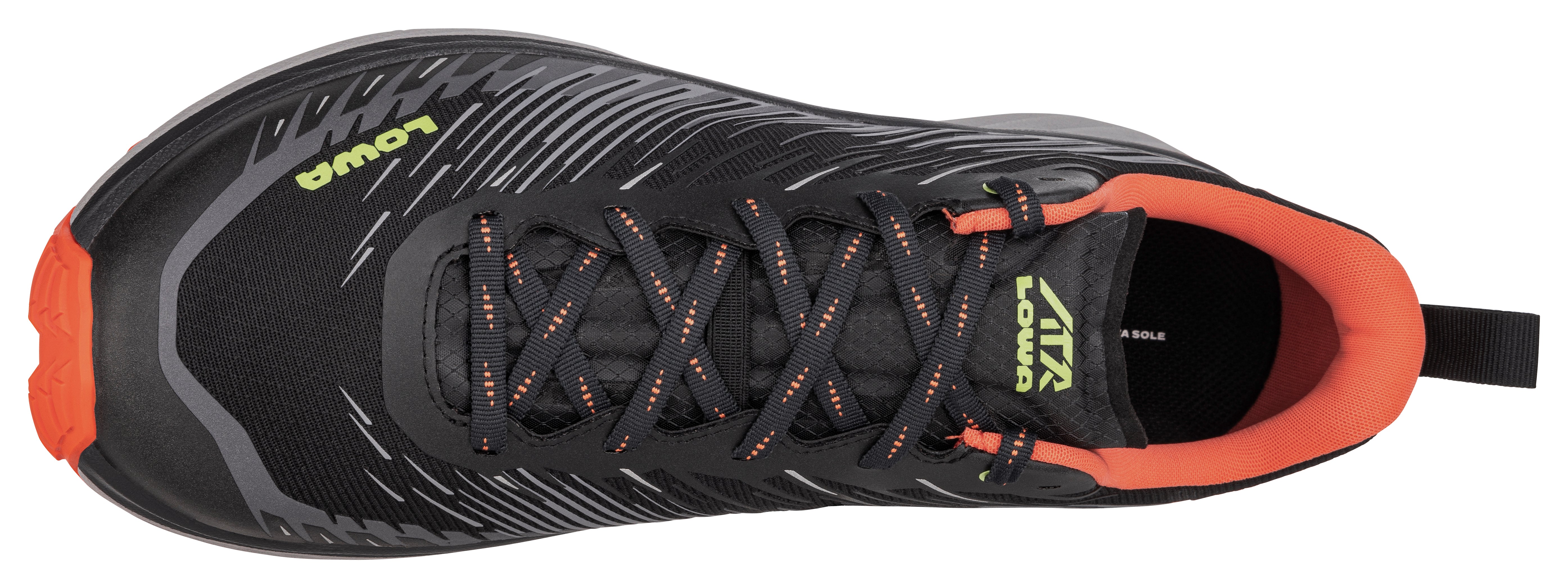 LOWA Fortux trail running shoe Grey/Flame