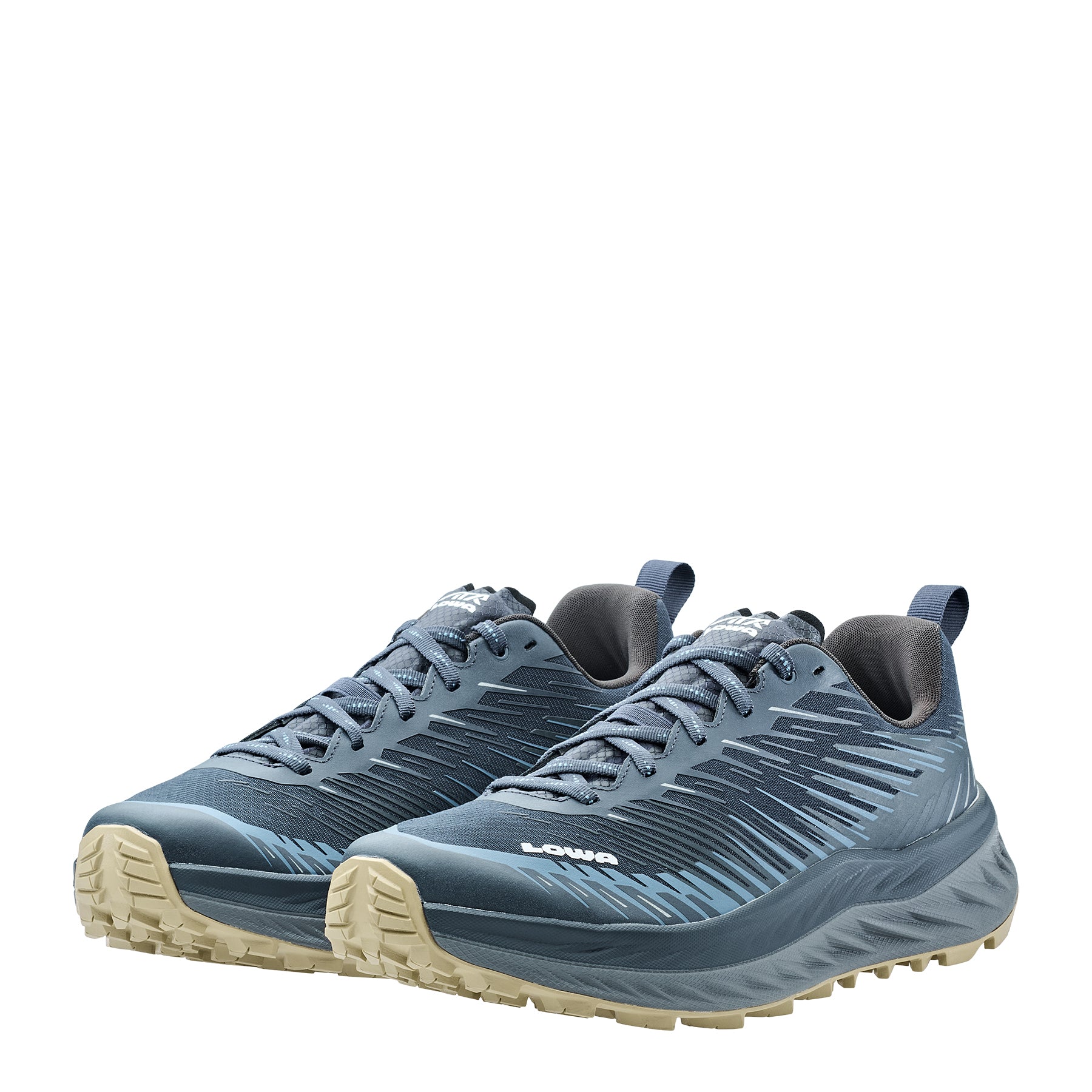 LOWA Fortux trail running shoe Navy/Dune