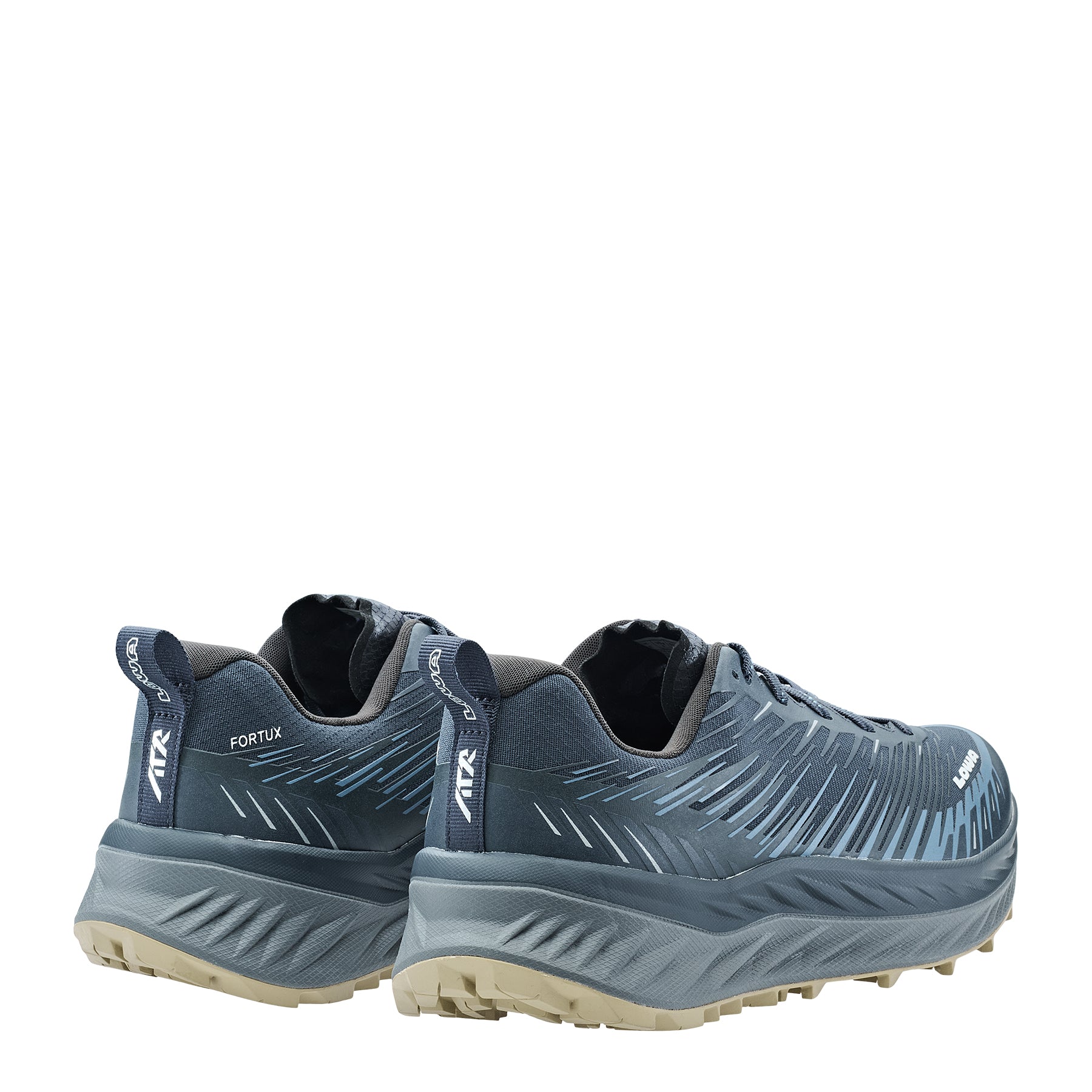 LOWA Fortux trail running shoe Navy/Dune
