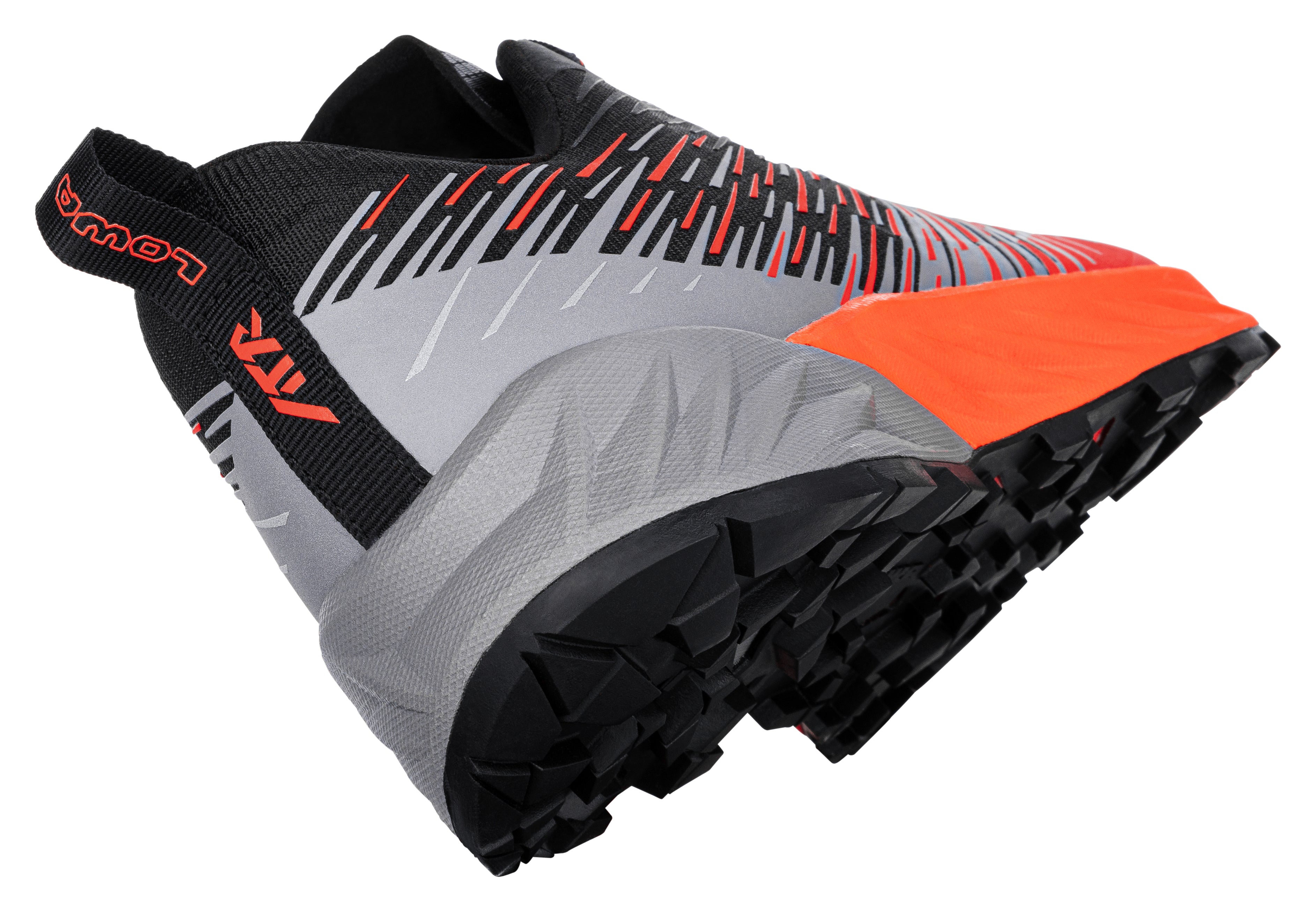 LOWA Amplux Men's Trail Running Shoe Flame/Grey