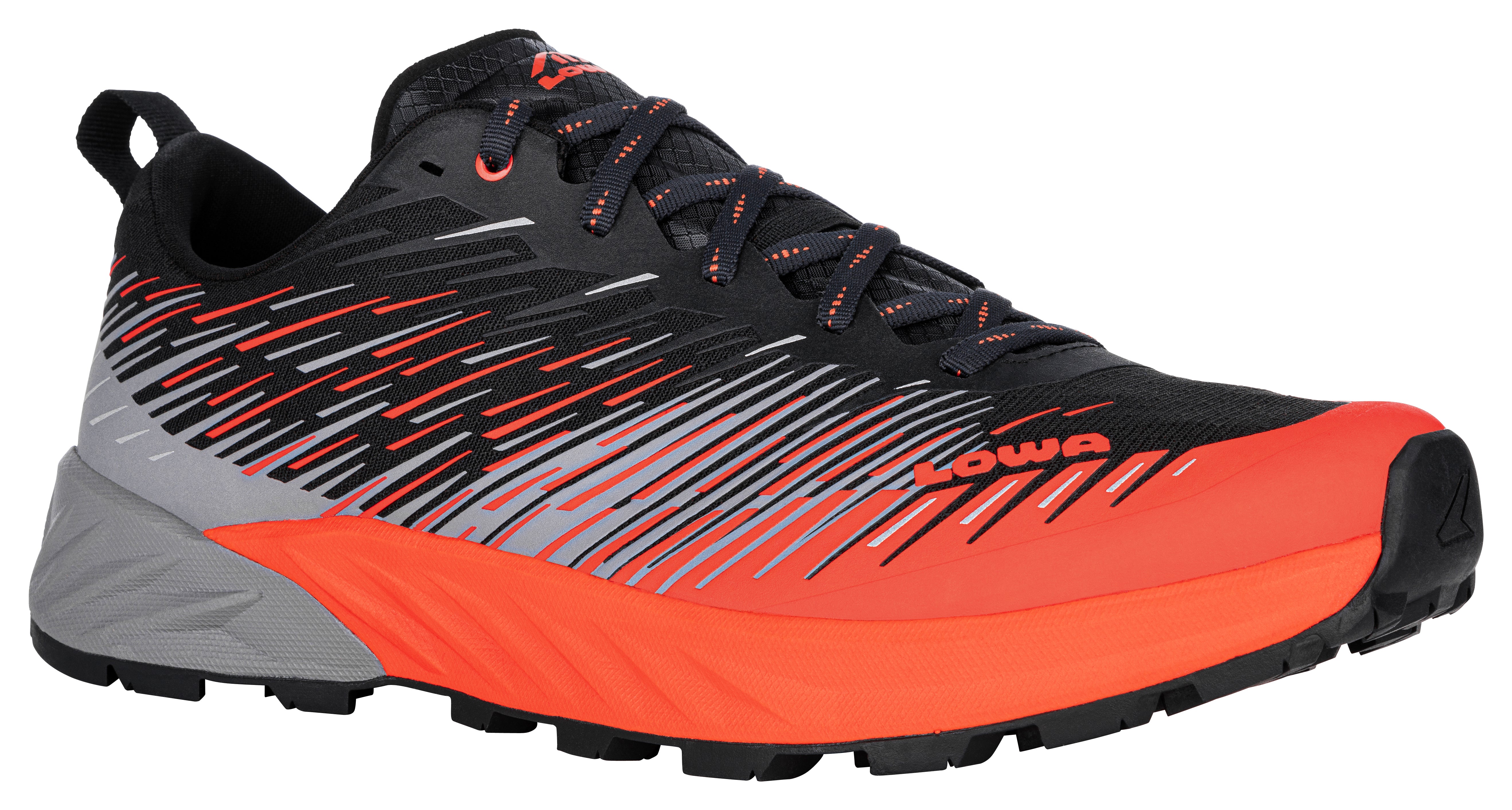 LOWA Amplux Men's Trail Running Shoe Flame/Grey