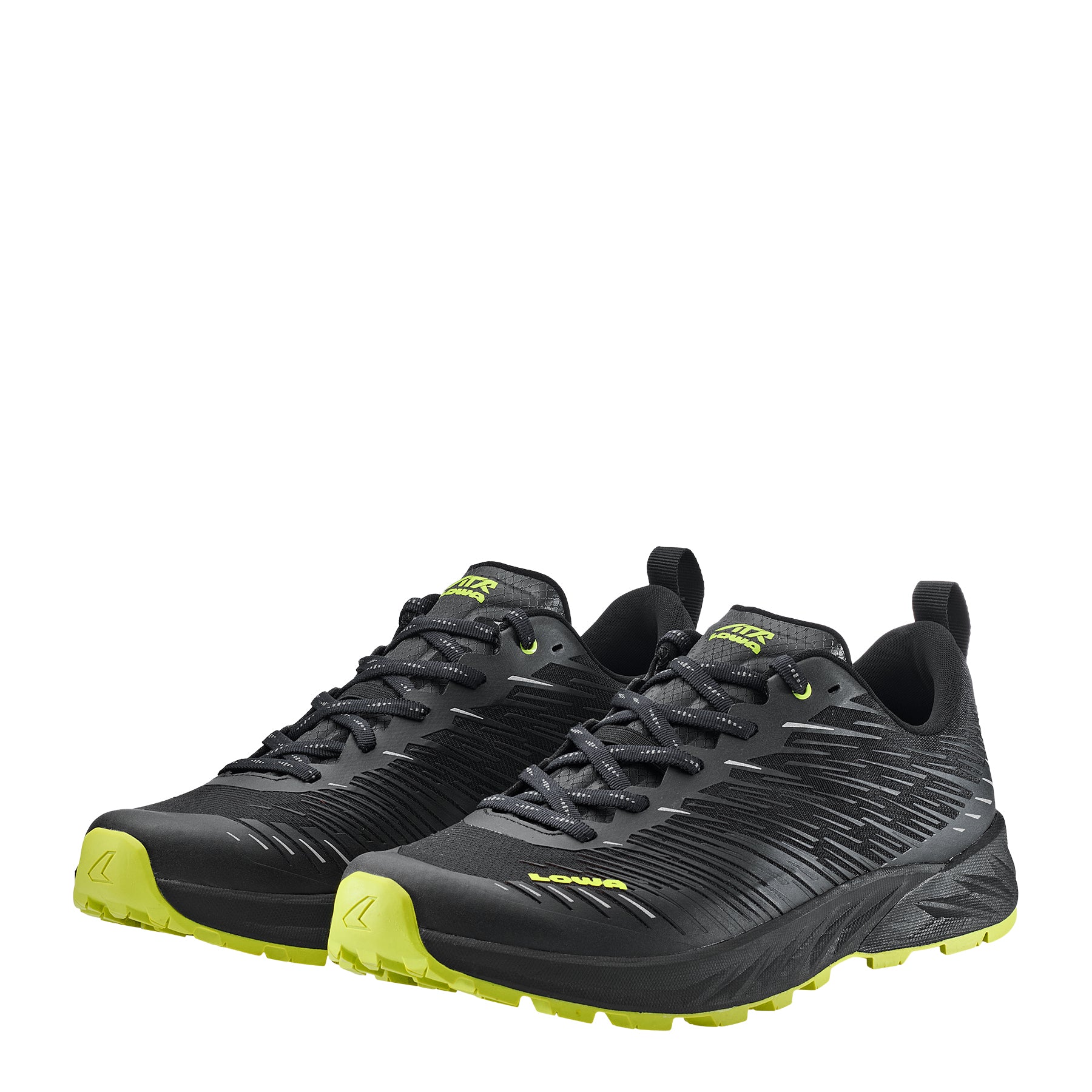 LOWA Amplux Men's Trail Running Shoe Black/Lime
