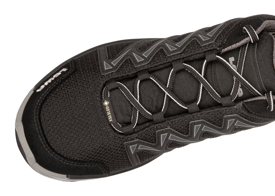 LOWA Innox Pro GTX LO men's walking shoe Black/Grey