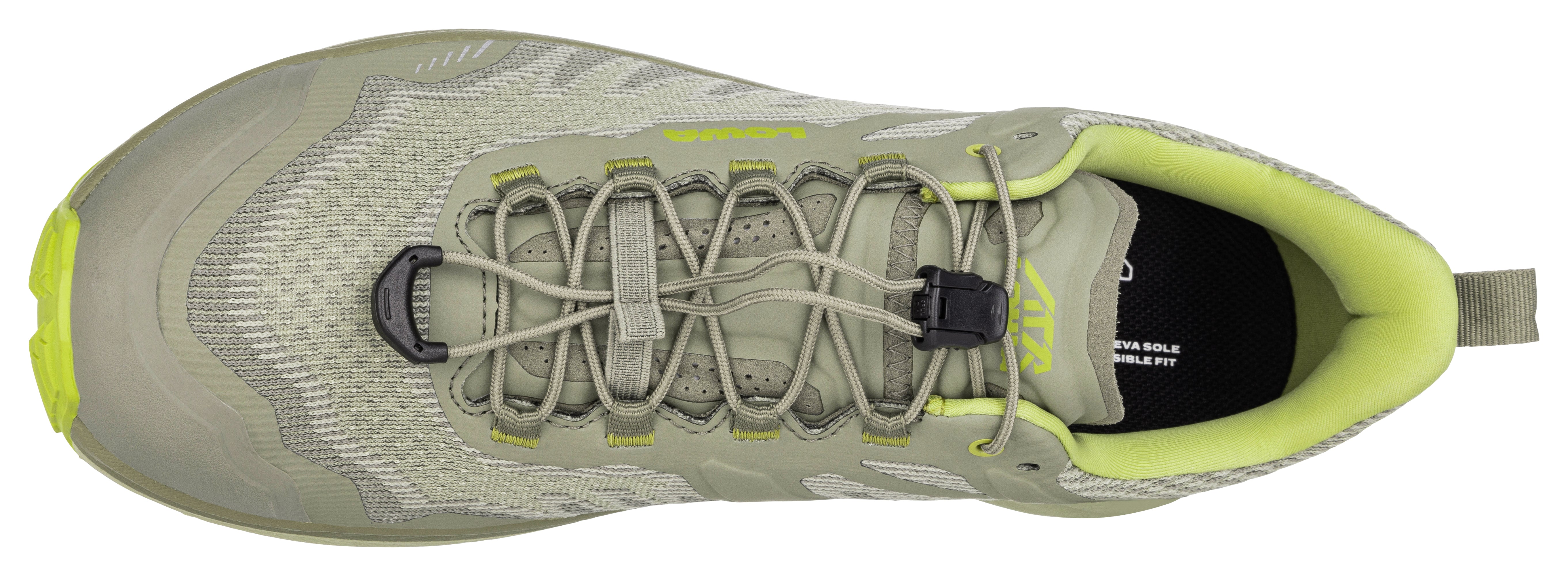 LOWA Fortux GTX men's trail running shoe Olive/Avocado