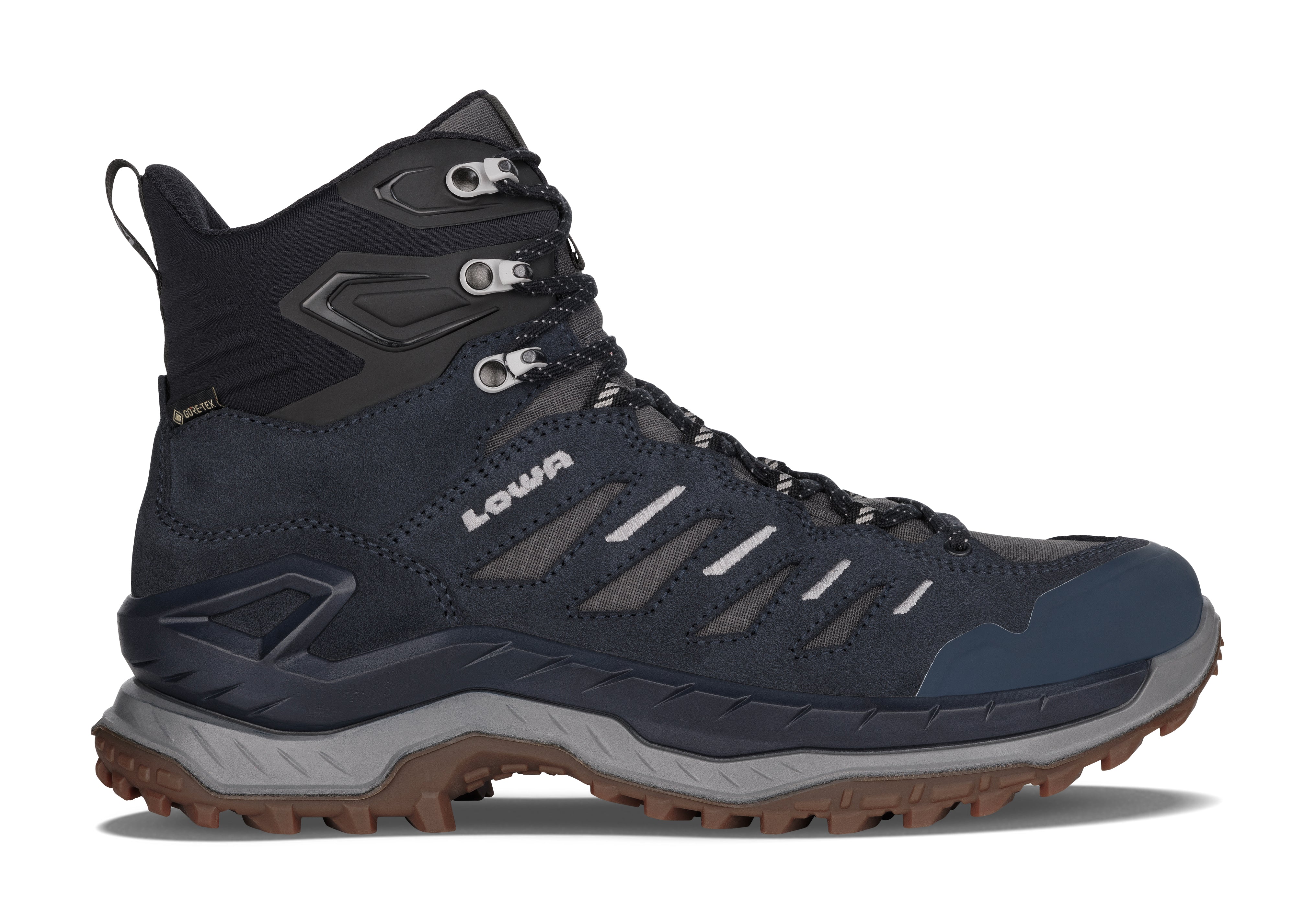 LOWA Innovo GTX Mid men's walking boot Smoke Navy/Grey