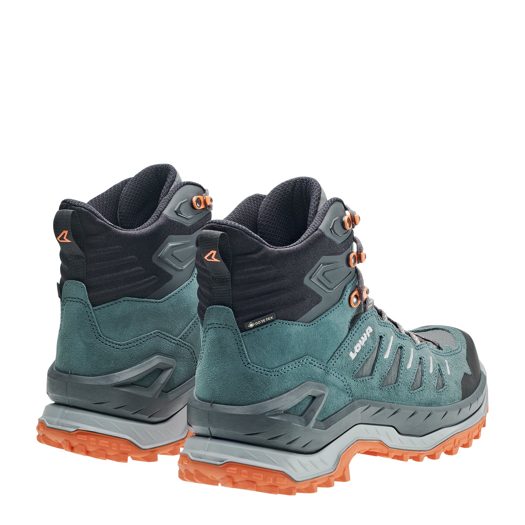 LOWA Innovo GTX Mid men's walking boot Smoke Green/Flame