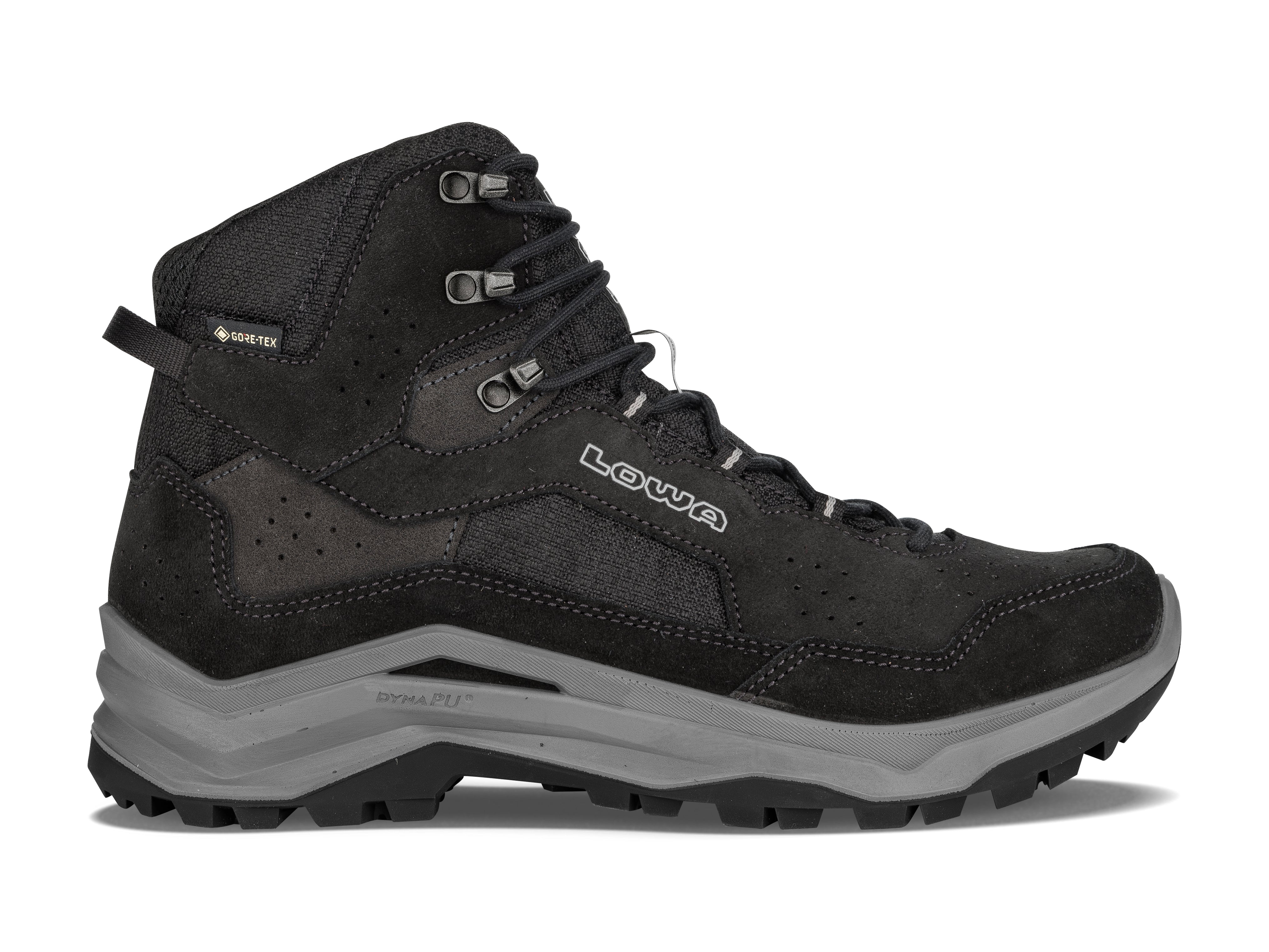 LOWA Ventierra GTX Mid men's walking boot Black/Grey