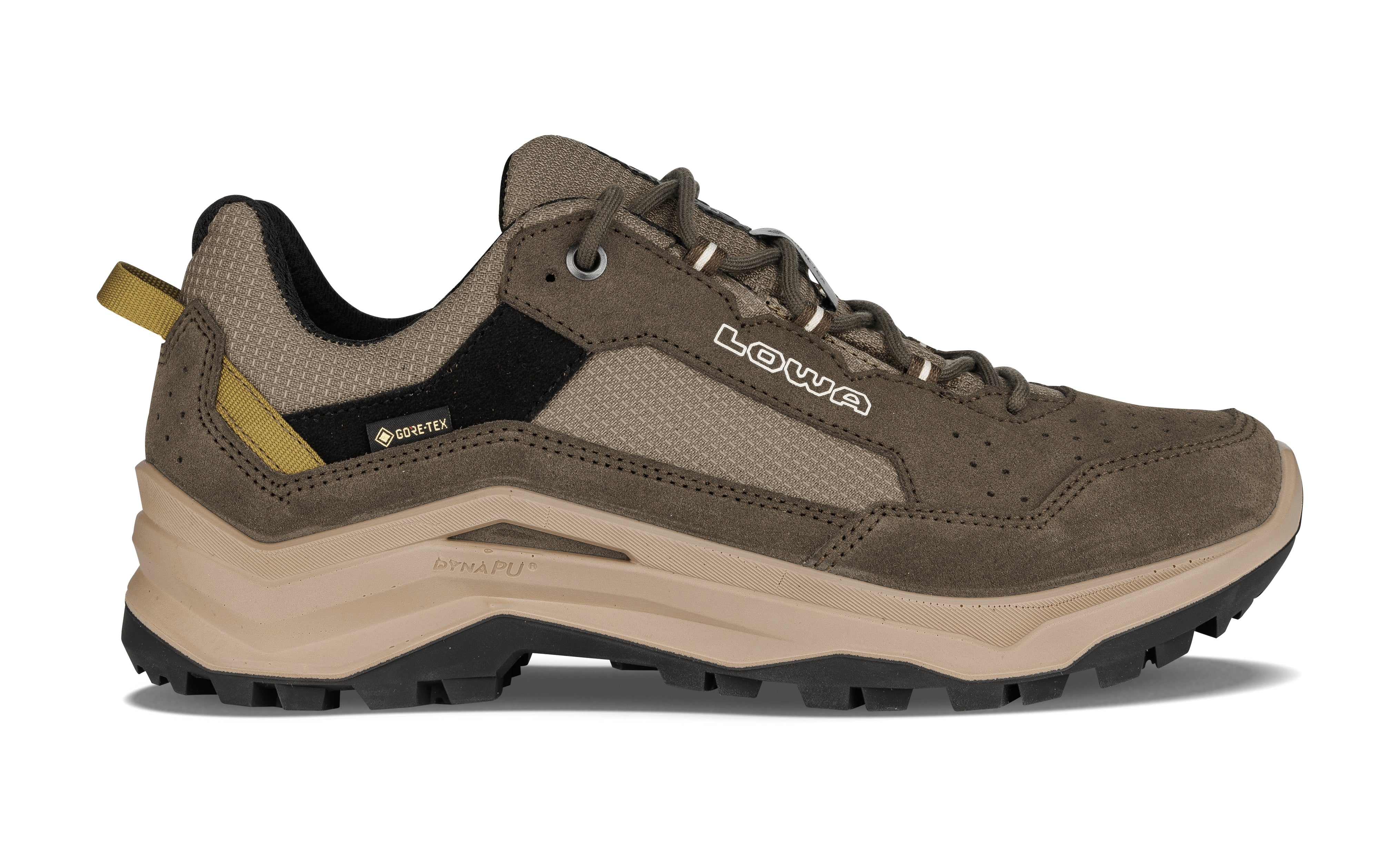 LOWA Ventierra GTX Mid men's walking shoe Olive/Amber Green