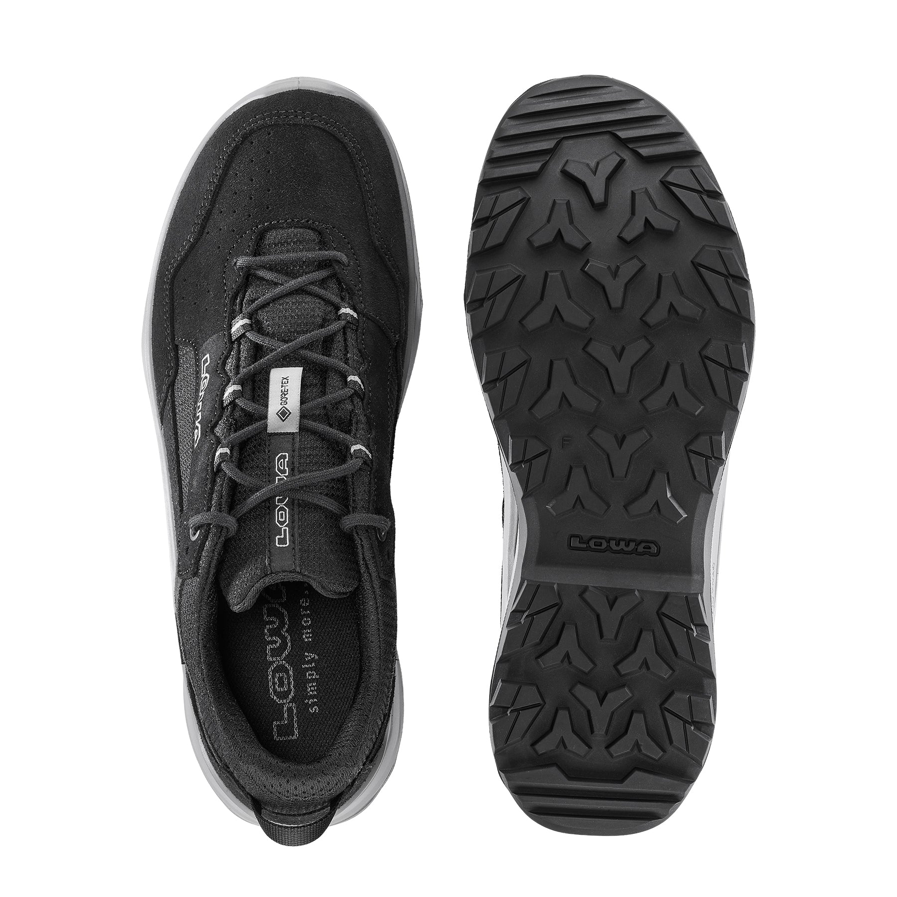 LOWA Ventierra GTX Mid men's walking shoe Black/Grey