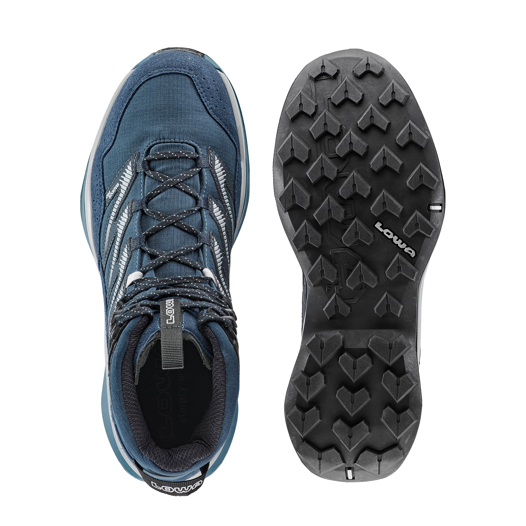 LOWA Maddox Pro GTX Mid men's walking boot Navy/Marine Blue