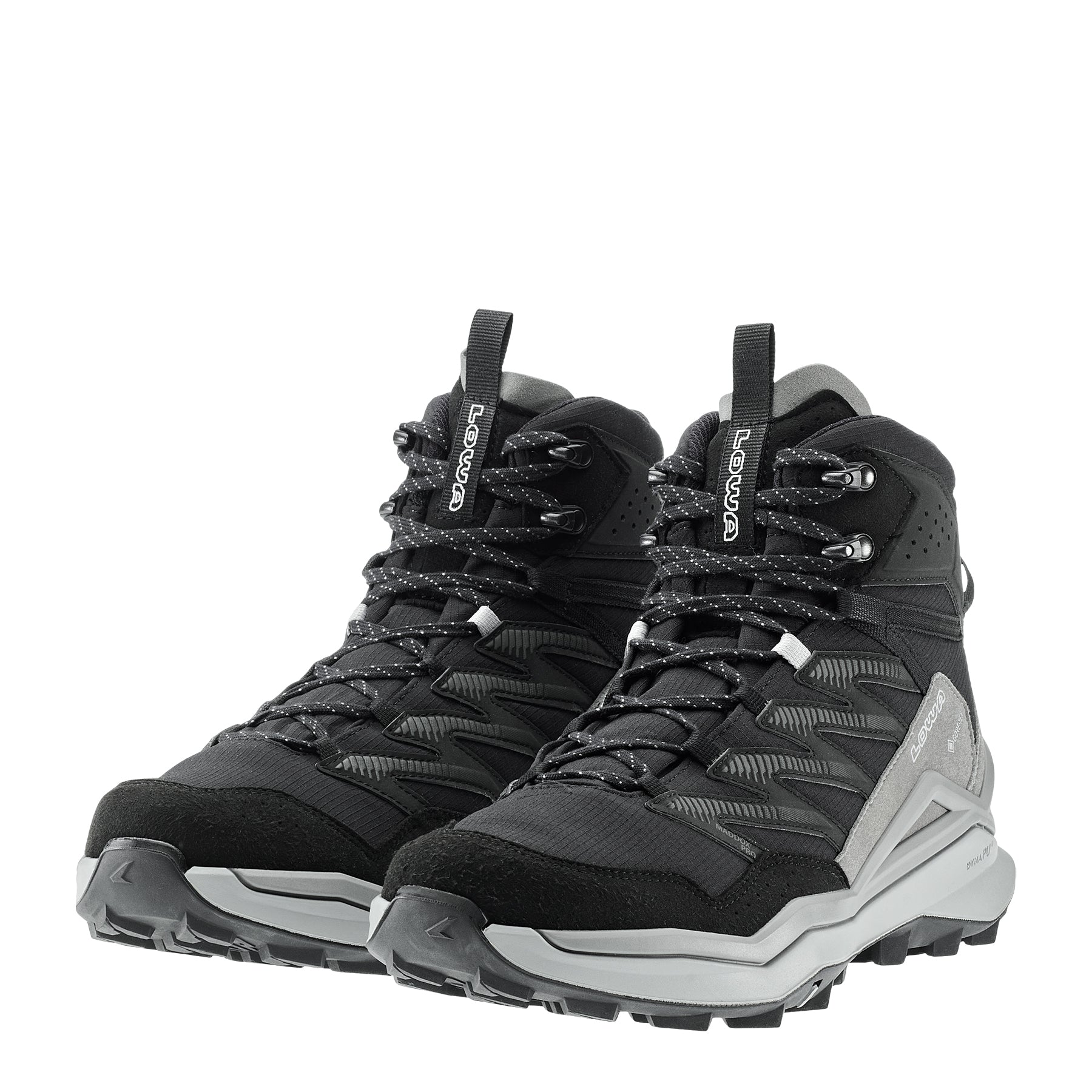 LOWA Maddox Pro GTX Mid men's walking boot Black/Grey