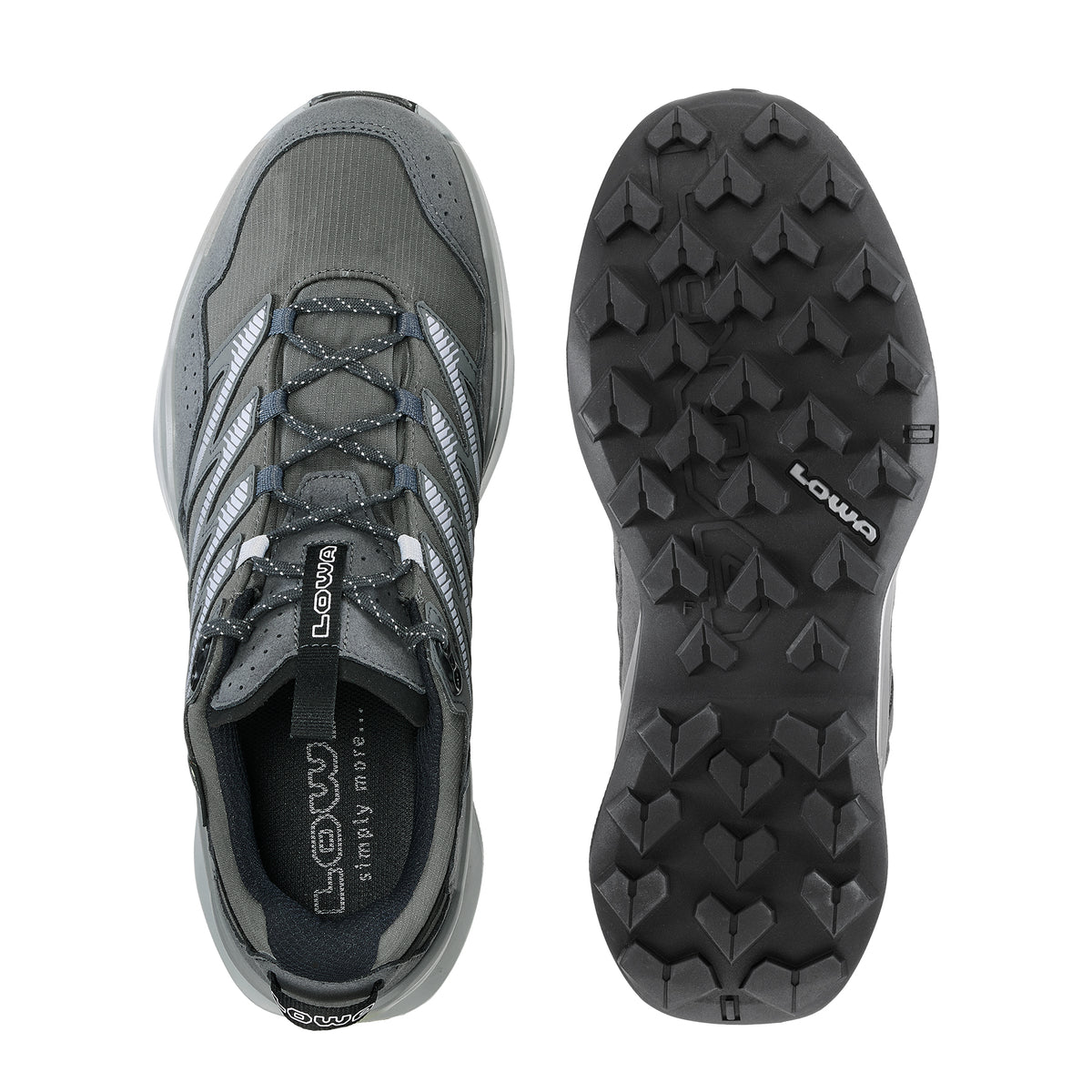 LOWA Maddox Pro GTX Lo men's walking shoe Grey/Grey