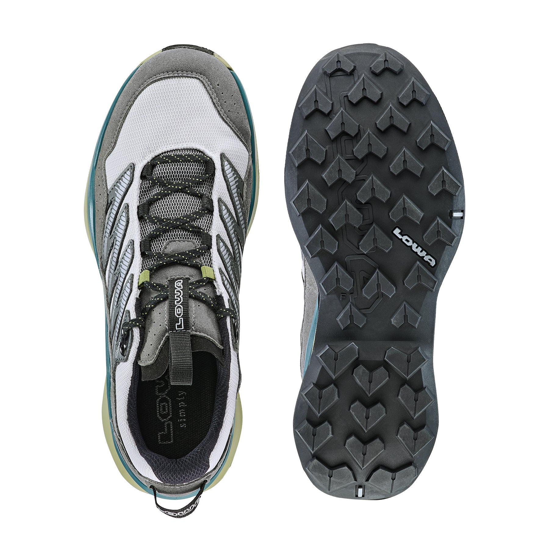 LOWA Maddox Pro GTX Lo men's walking shoe Grey/Fern