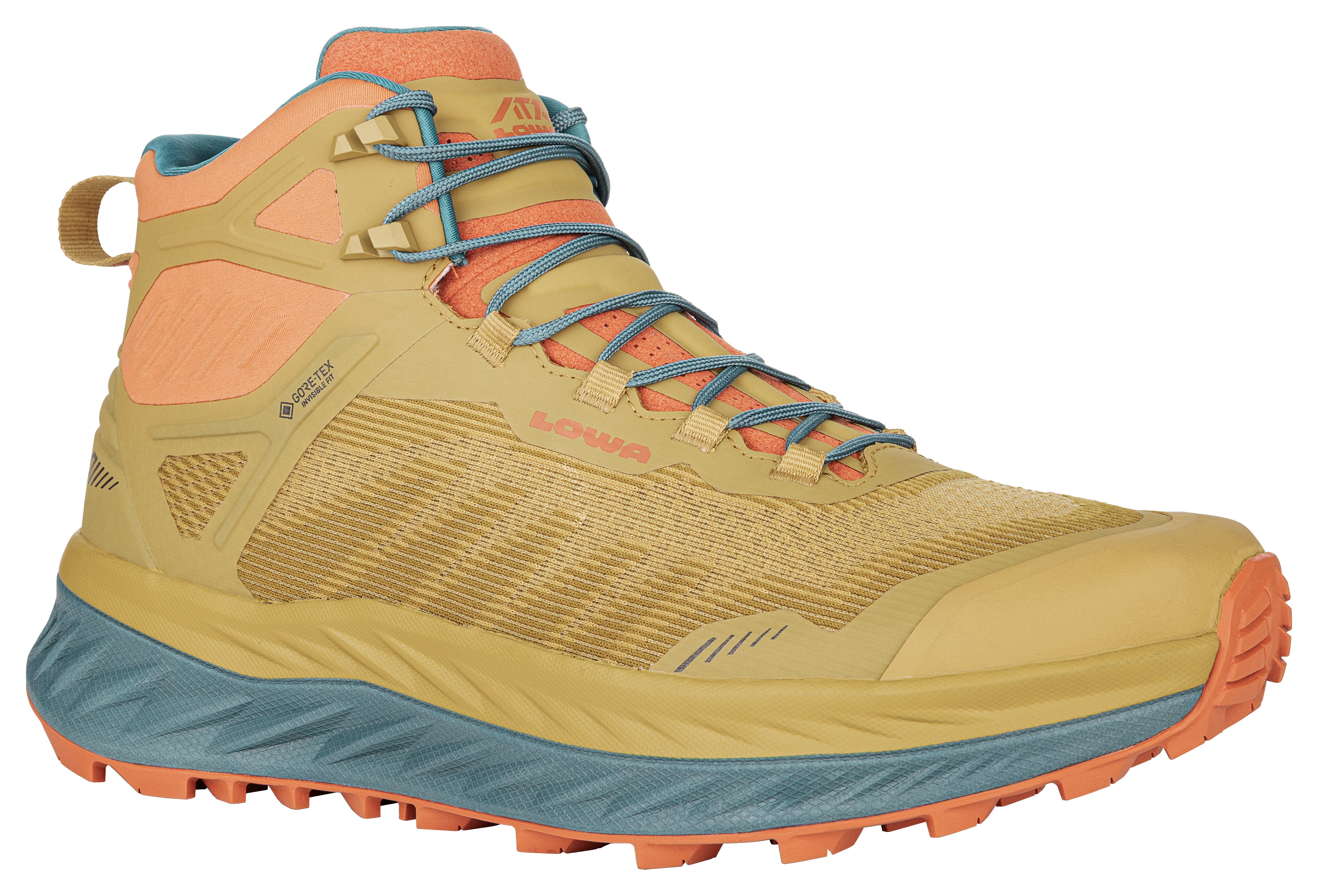 LOWA Fortux GTX QC men's trail running boot Mustard/Rust