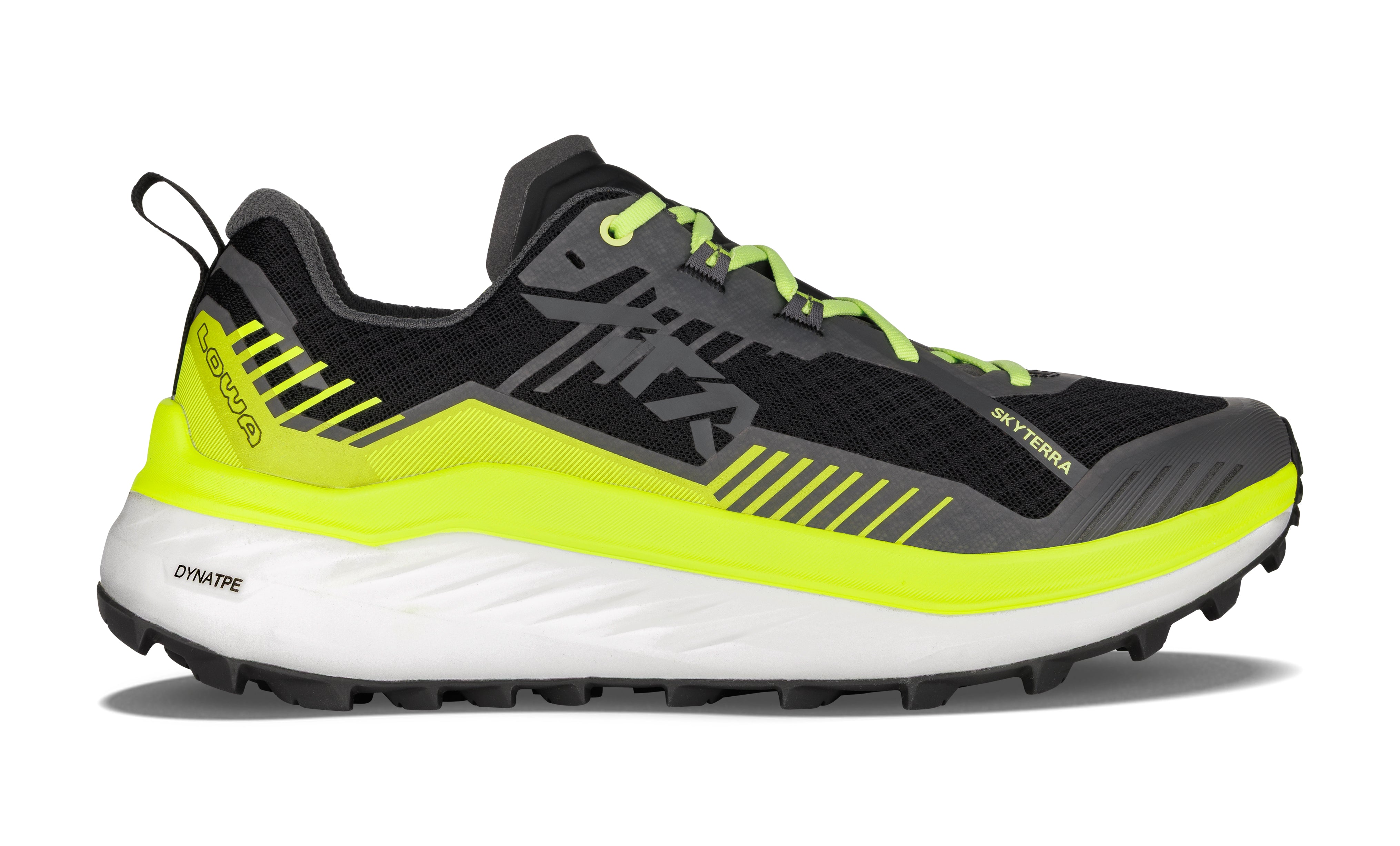LOWA Skyterra men's trail running shoe Black/Lime