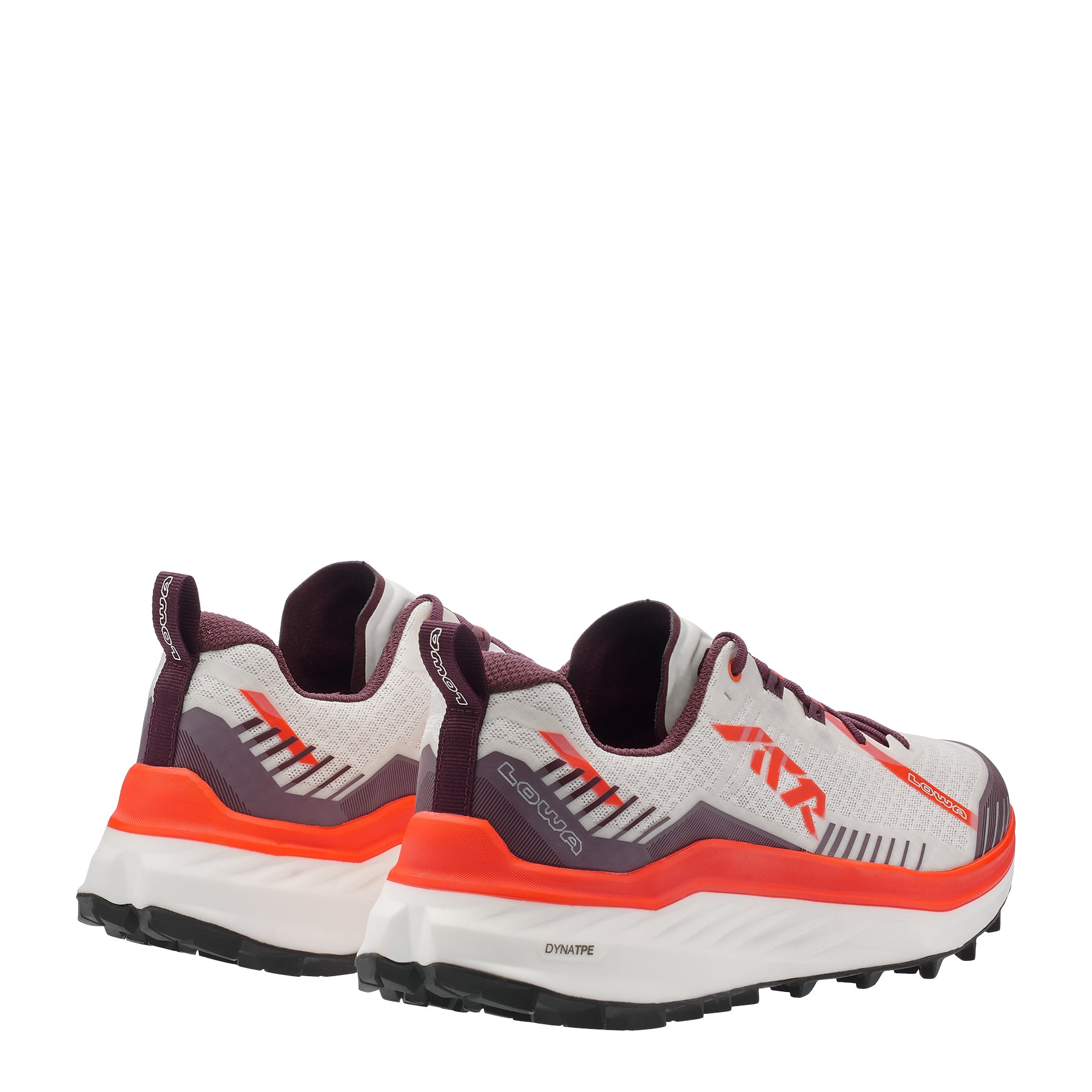 LOWA Skyterra men's trail running shoe Burgundy/Flame