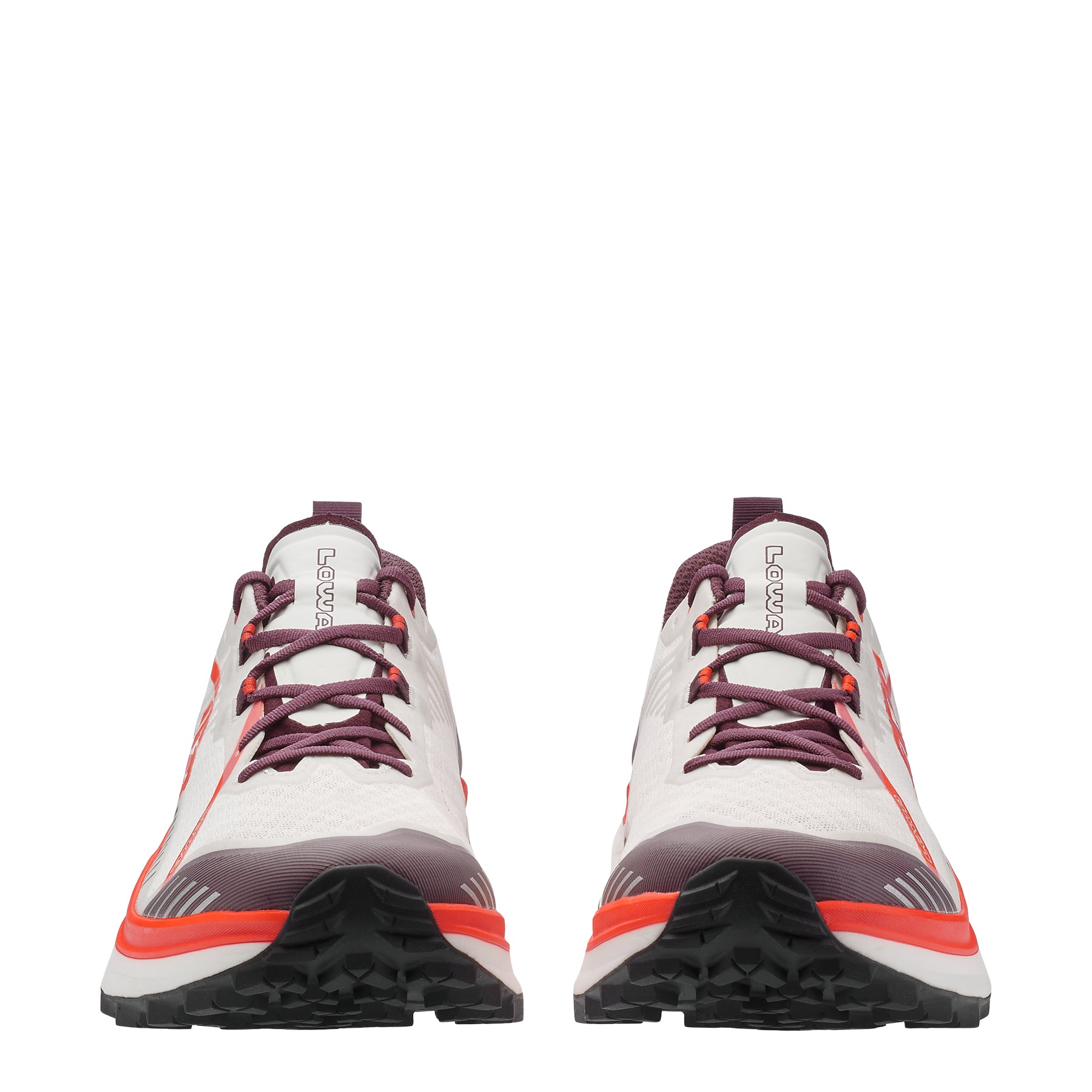 LOWA Skyterra men's trail running shoe Burgundy/Flame
