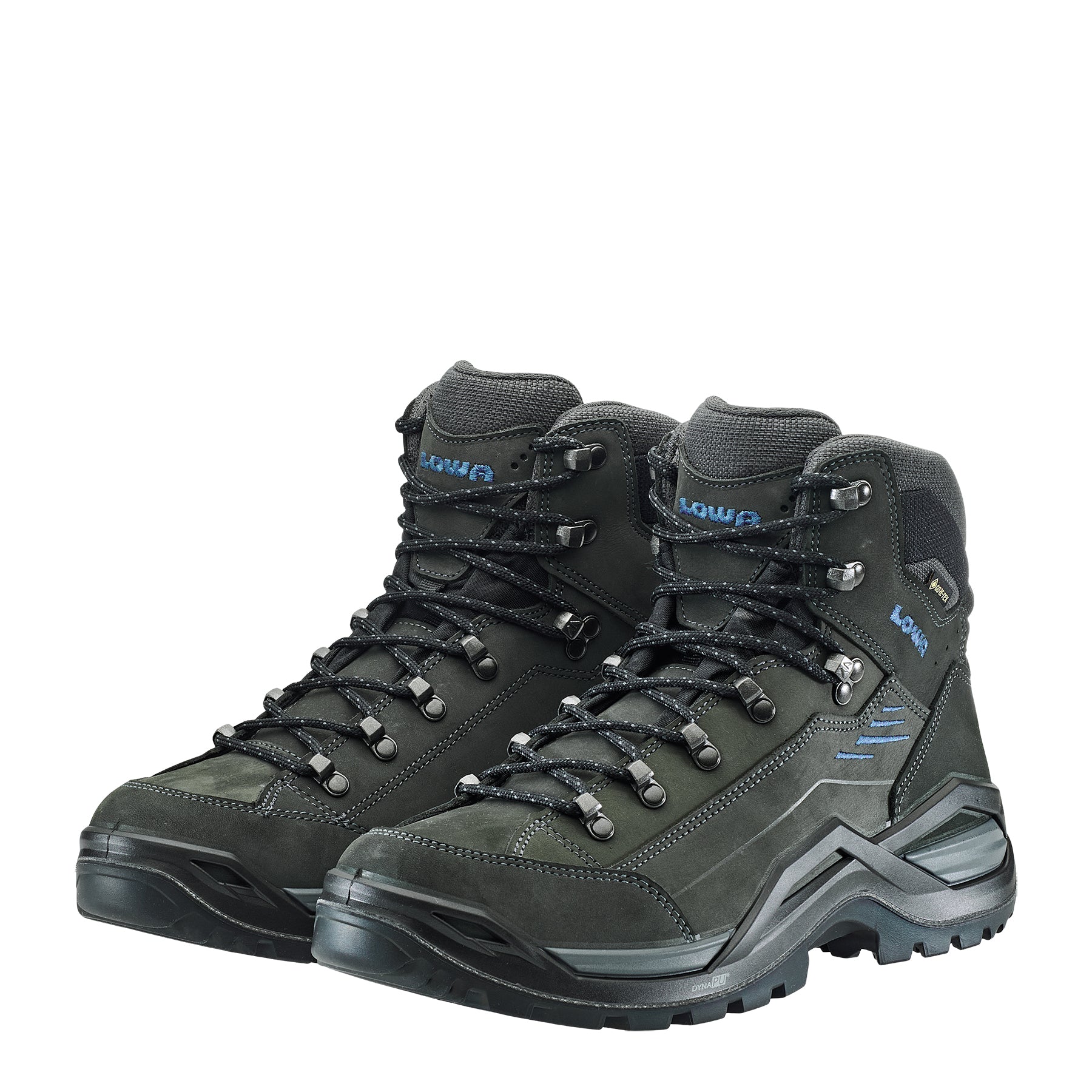 LOWA Renegade Evo GTX Mid men's walking boot Anthracite/Steel Blue