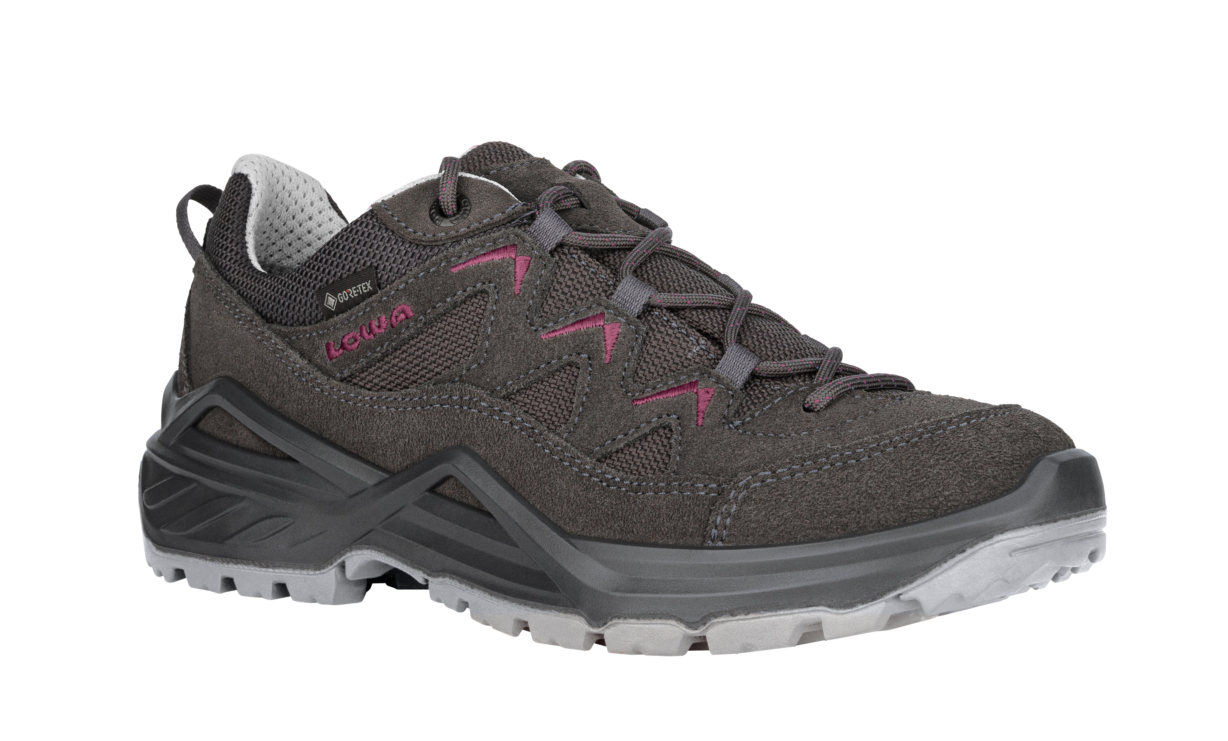 LOWA Sirkos Evo GTX LO Women's Walking Shoe Anthracite/Berry