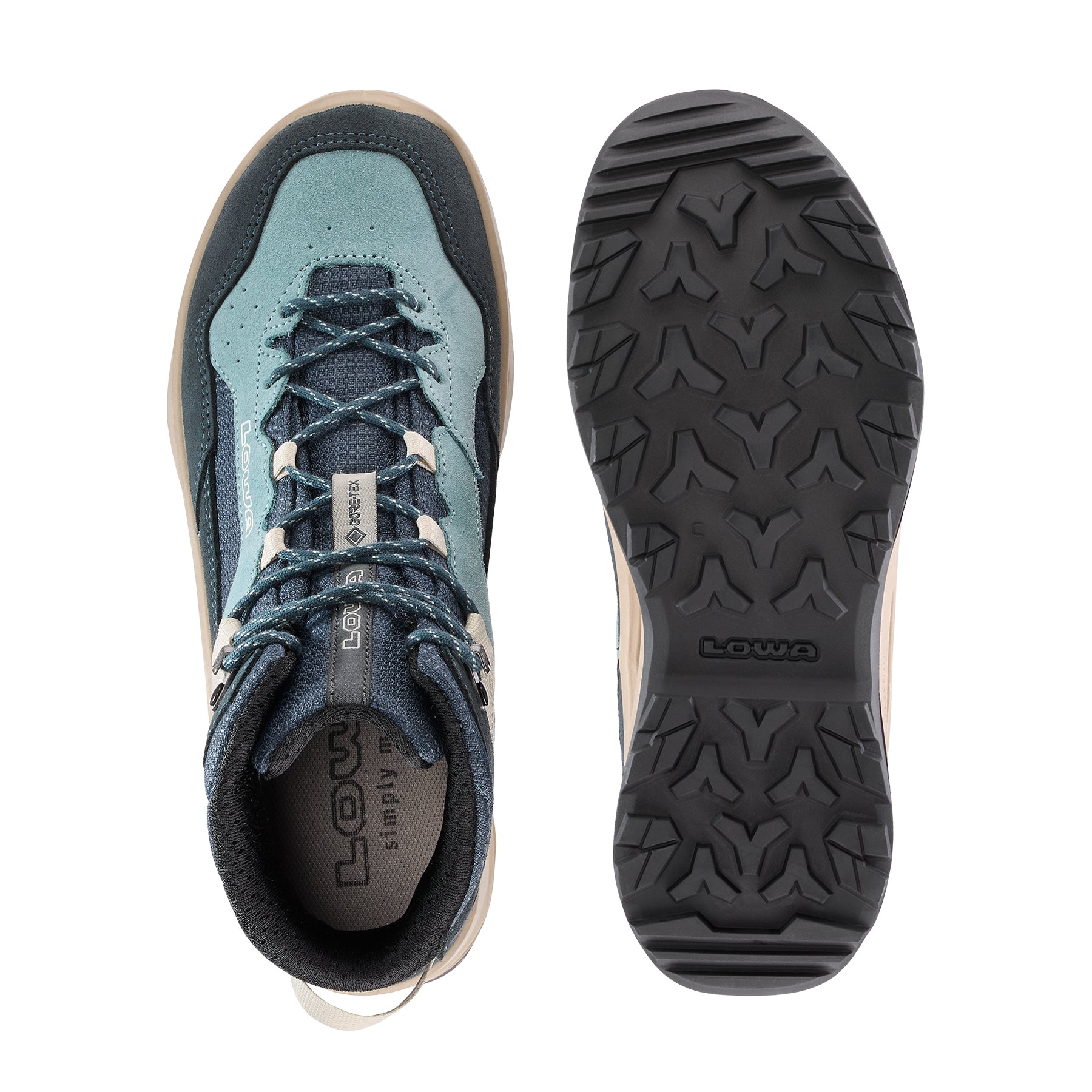 LOWA Ventierra GTX QC Ws women's walking boot Smoke Blue/Slateblue